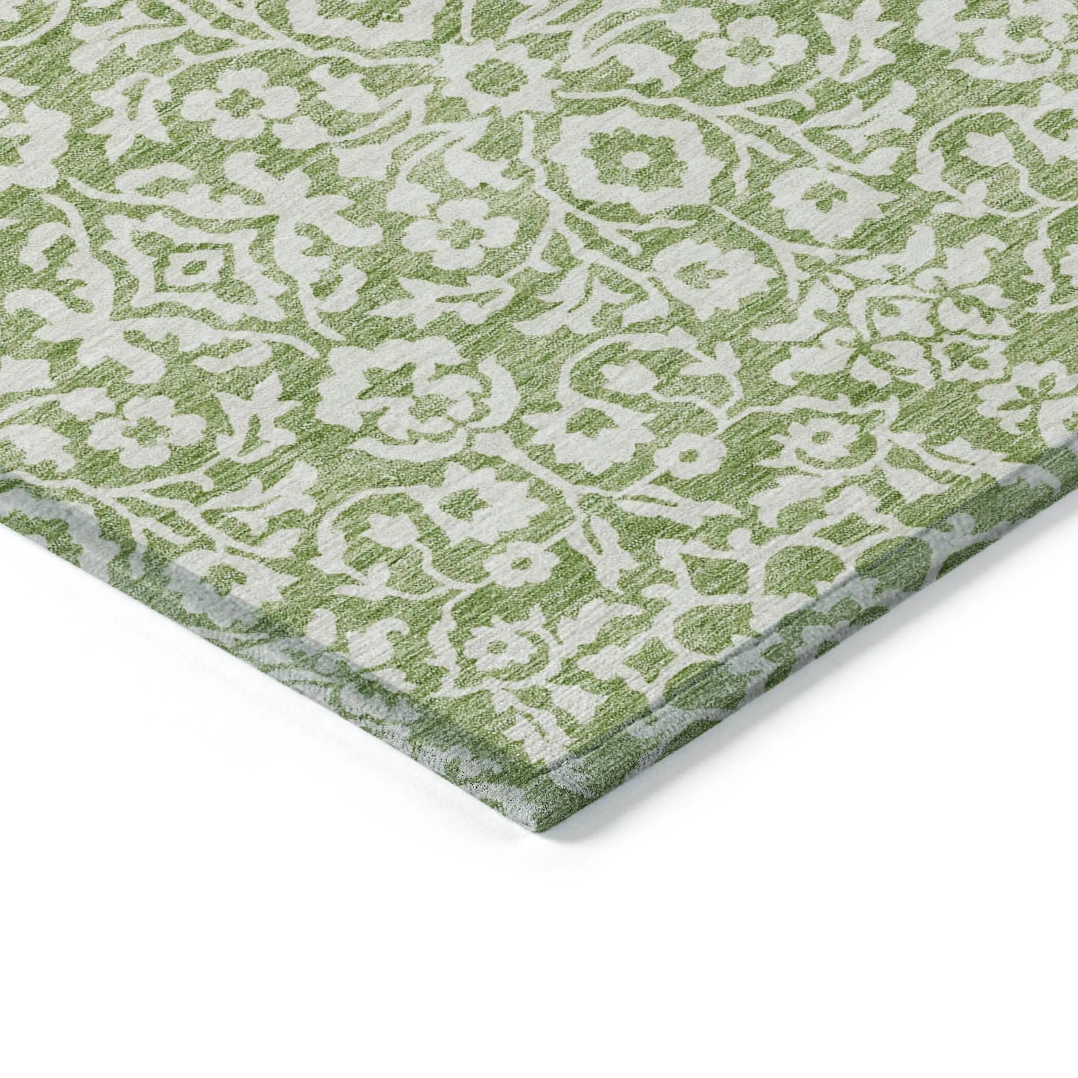 Machine Washable Indoor/ Outdoor Chantille Traditional Farmhouse Rug