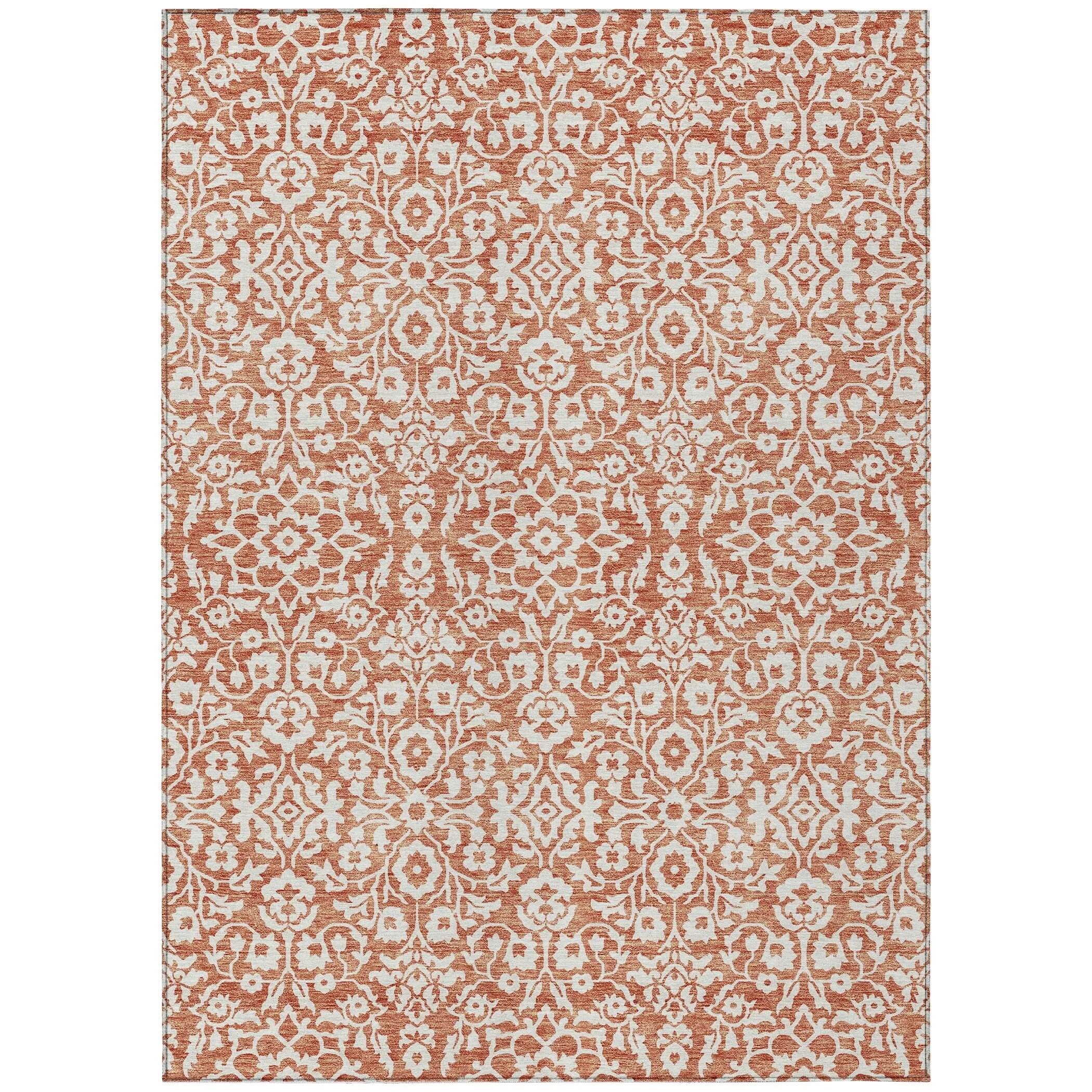 Machine Washable Indoor/ Outdoor Chantille Traditional Farmhouse Rug