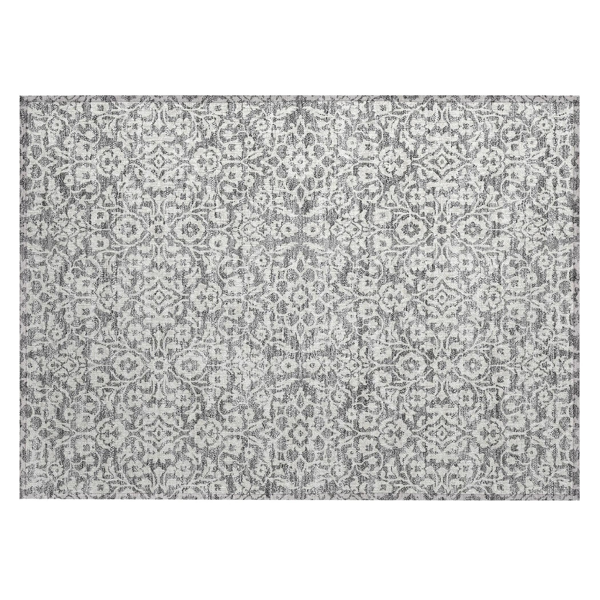 Machine Washable Indoor/ Outdoor Chantille Traditional Farmhouse Rug