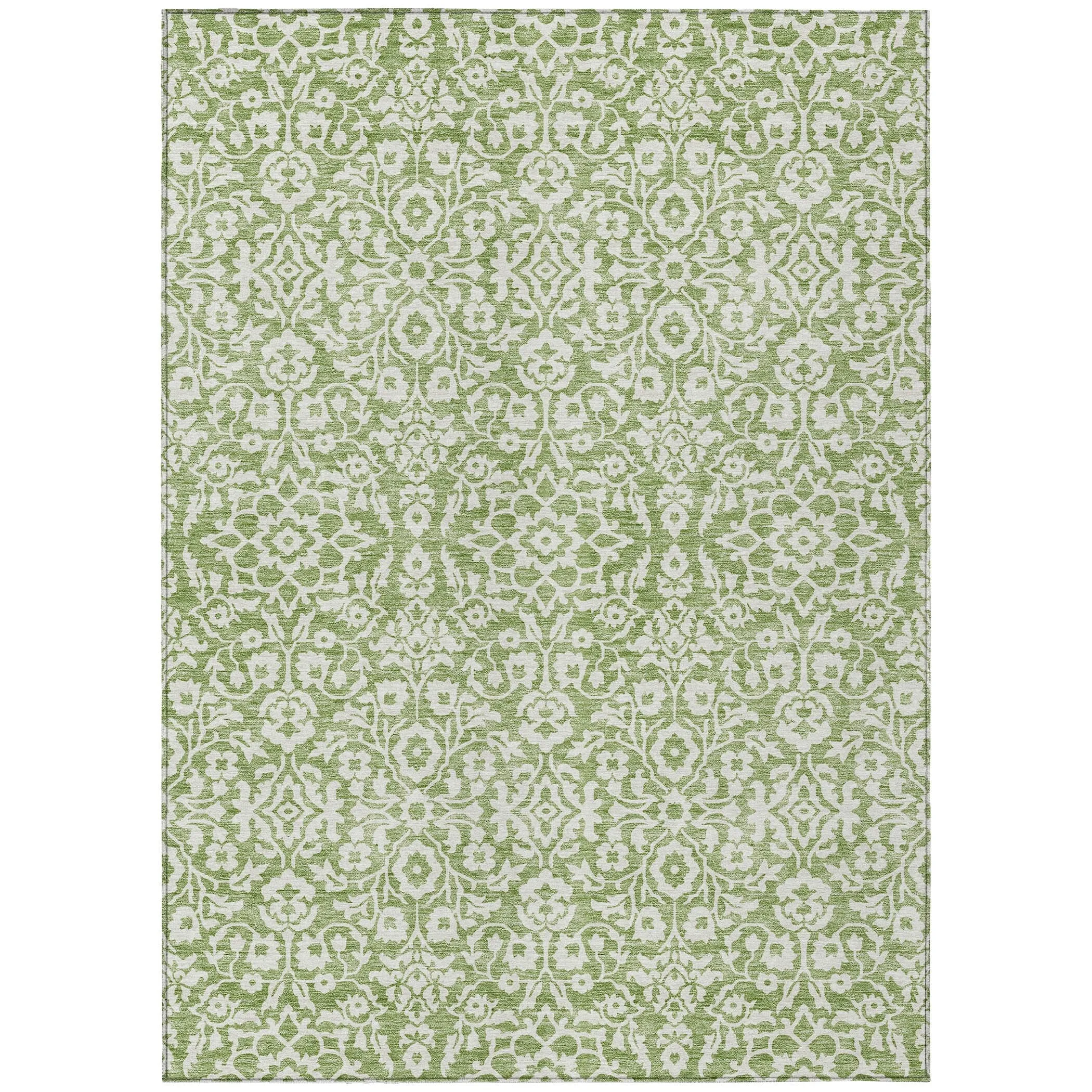 Machine Washable Indoor/ Outdoor Chantille Traditional Farmhouse Rug