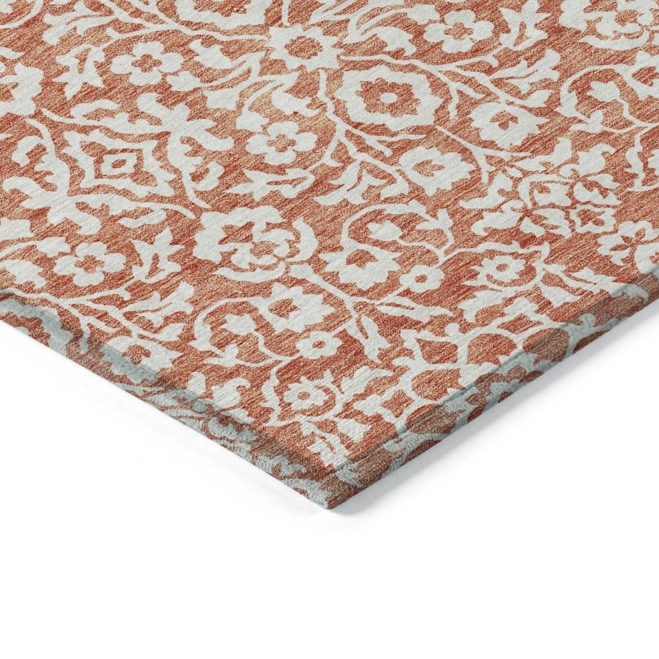 Machine Washable Indoor/ Outdoor Chantille Traditional Farmhouse Rug