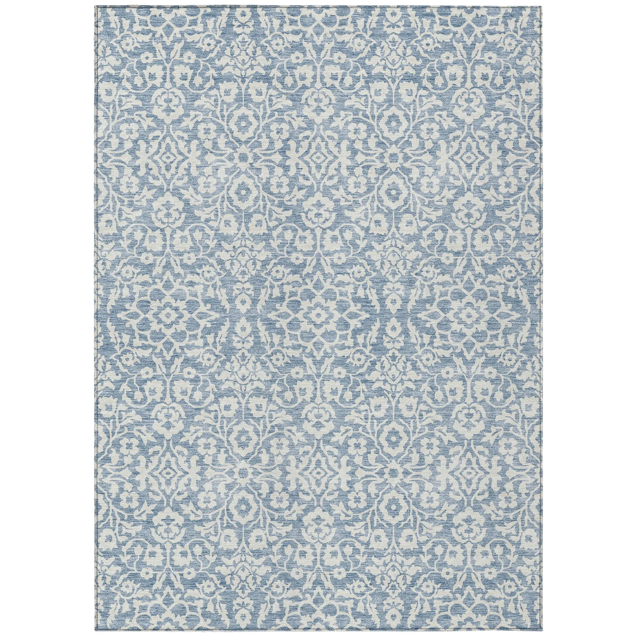 Machine Washable Indoor/ Outdoor Chantille Traditional Farmhouse Rug