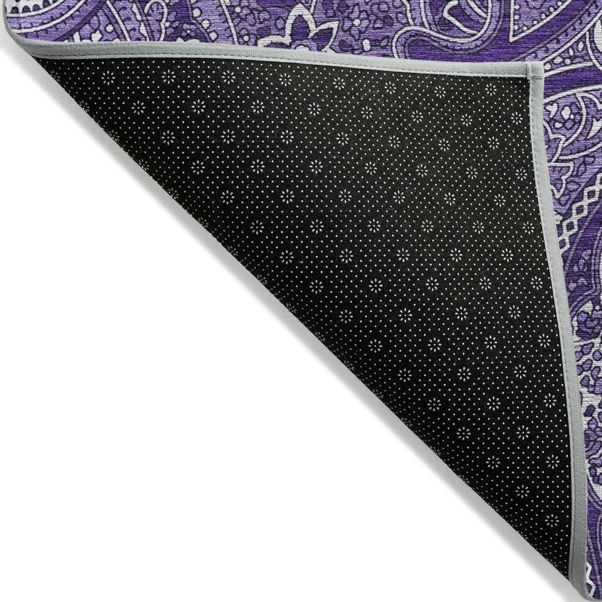 Machine Washable Indoor/ Outdoor Chantille Traditional Paisley Rug