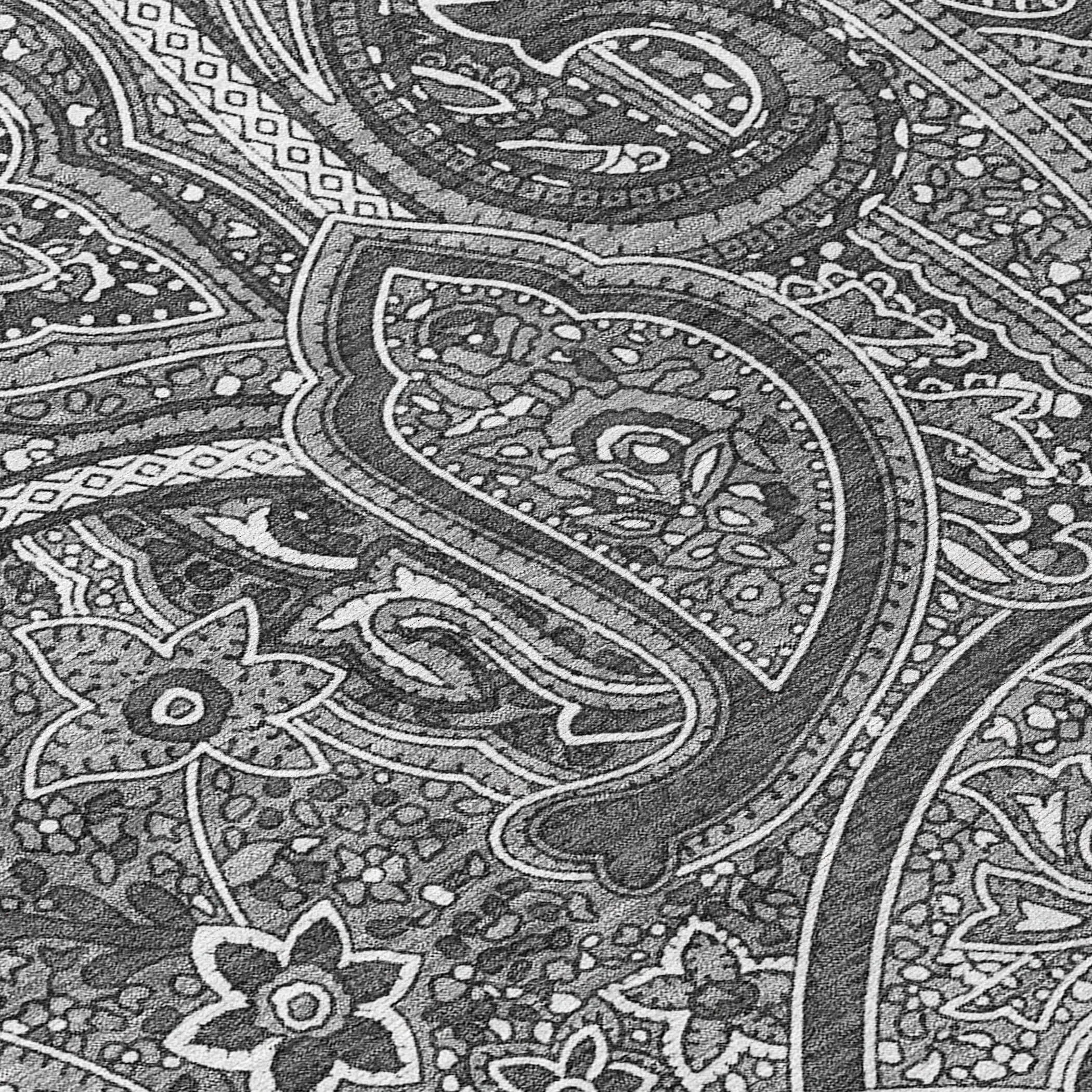 Machine Washable Indoor/ Outdoor Chantille Traditional Paisley Rug