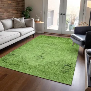 Machine Washable Indoor/ Outdoor Chantille Vintage Traditional Rug