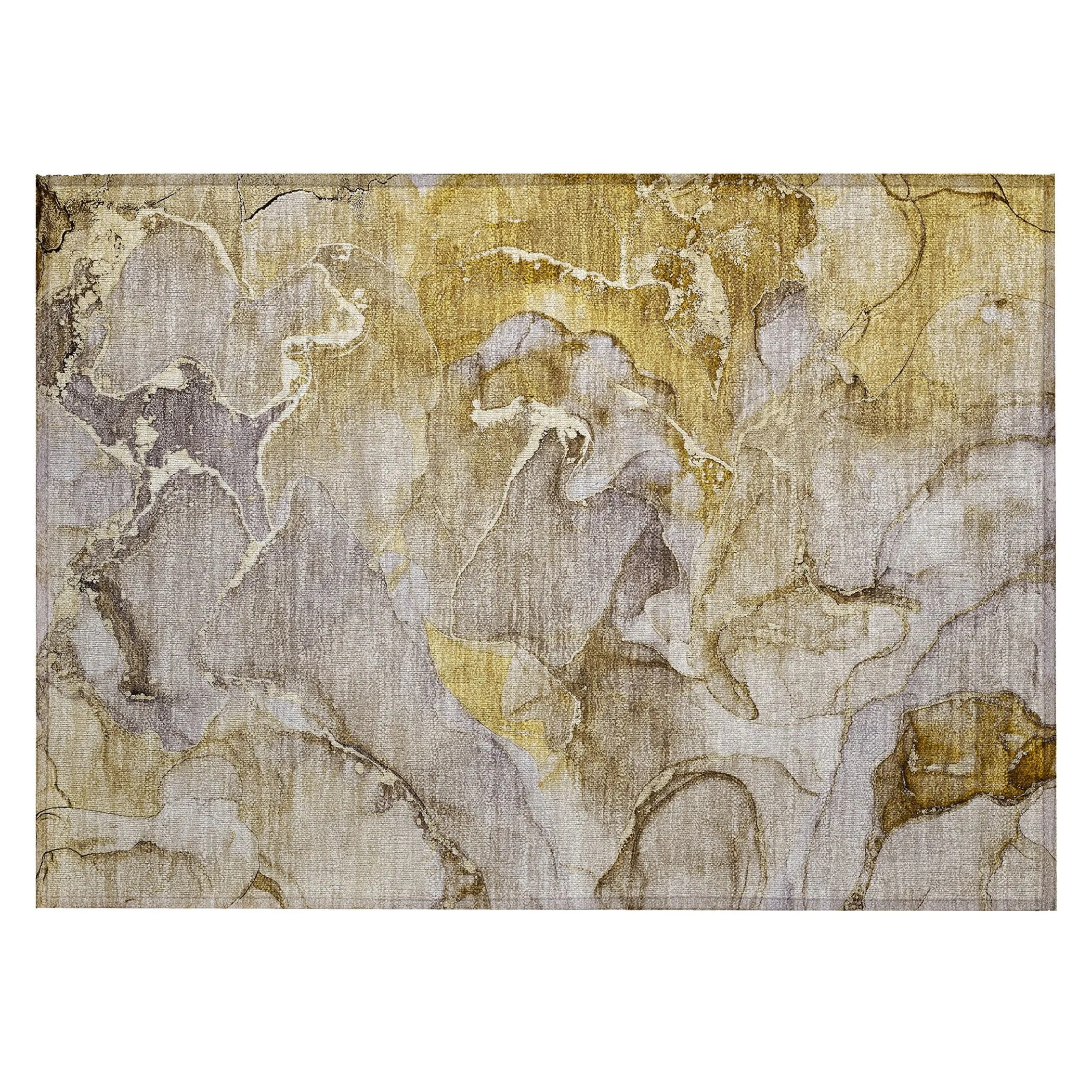 Machine Washable Indoor/ Outdoor Chantille Watercolor Rug