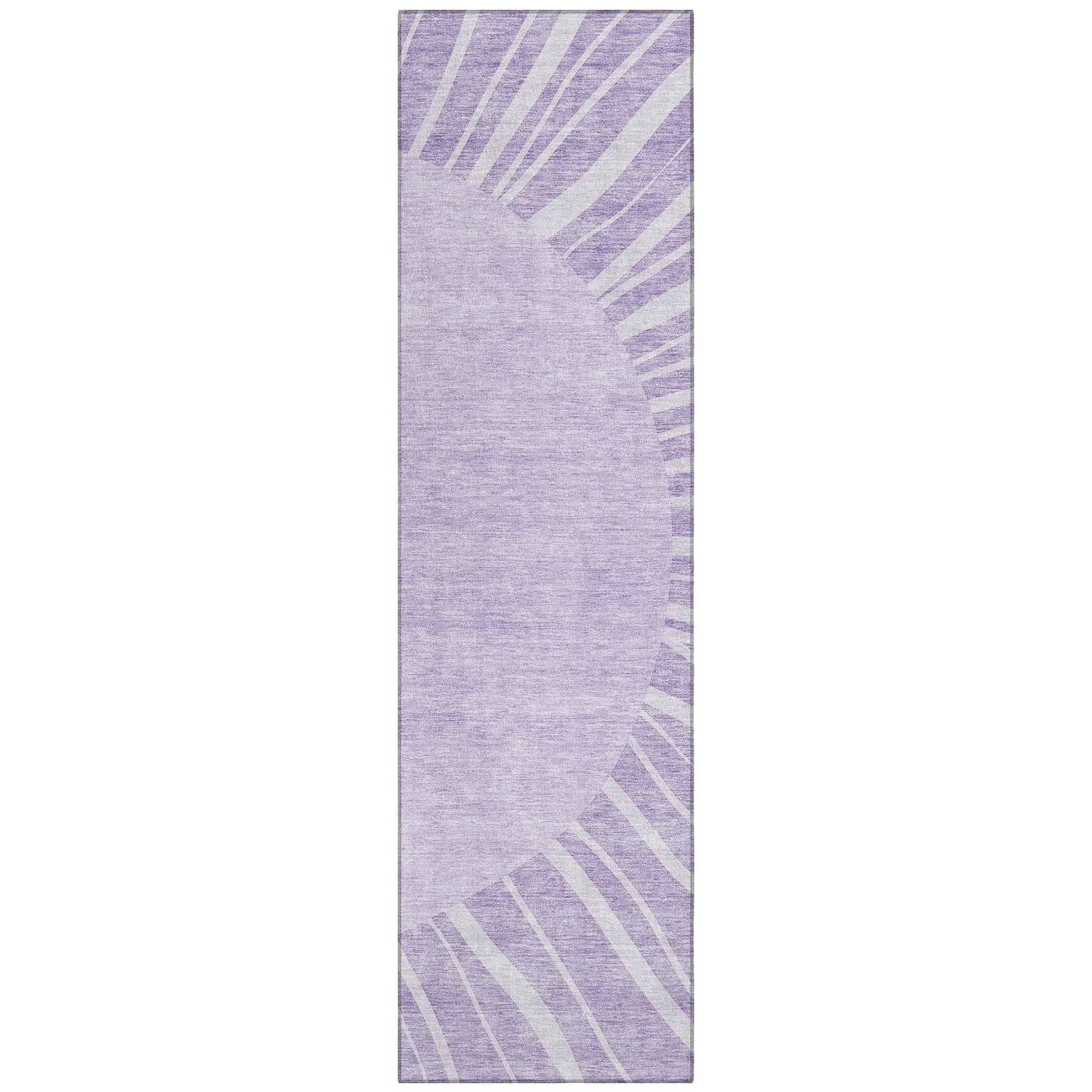 Machine Washable Indoor/ Outdoor ChantilleSunburst Modern Rug