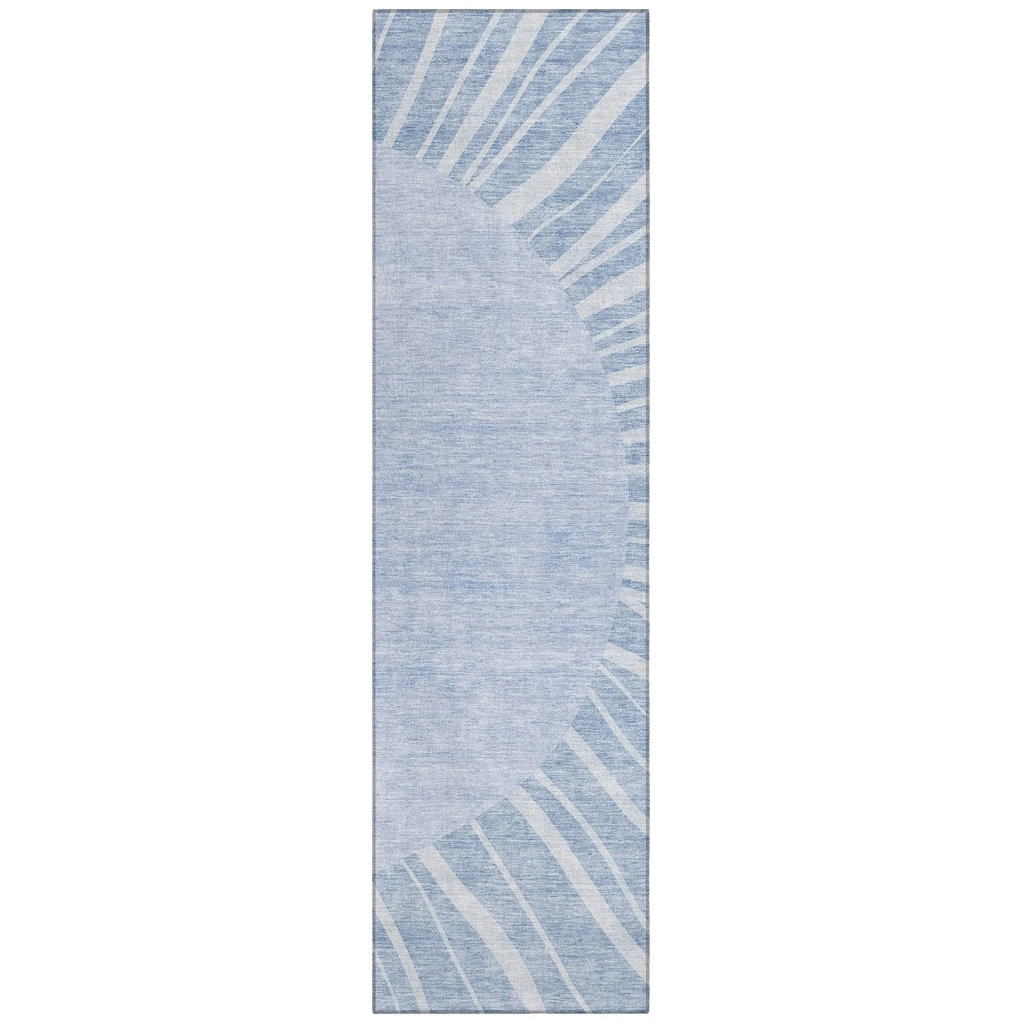 Machine Washable Indoor/ Outdoor ChantilleSunburst Modern Rug