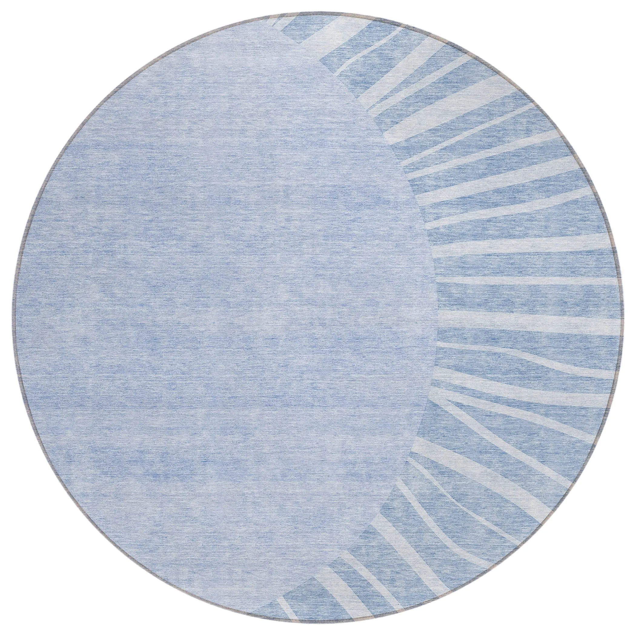 Machine Washable Indoor/ Outdoor ChantilleSunburst Modern Rug