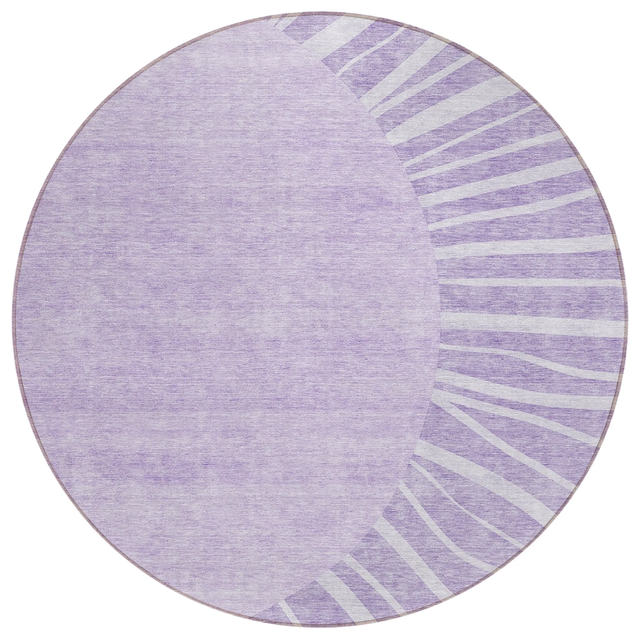 Machine Washable Indoor/ Outdoor ChantilleSunburst Modern Rug