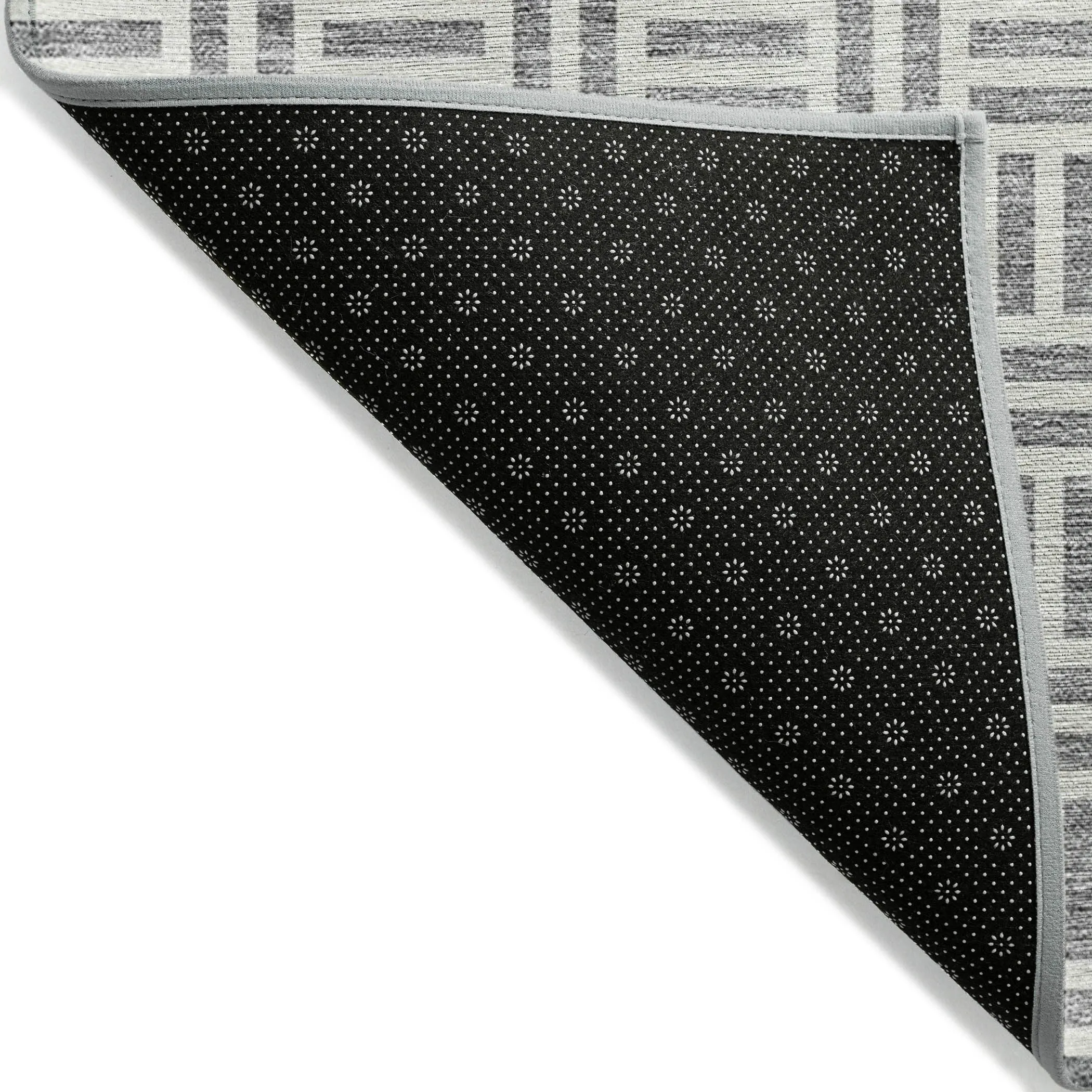 Machine Washable Indoor/ Outdoor Contemporary Basketweave Chantille Rug