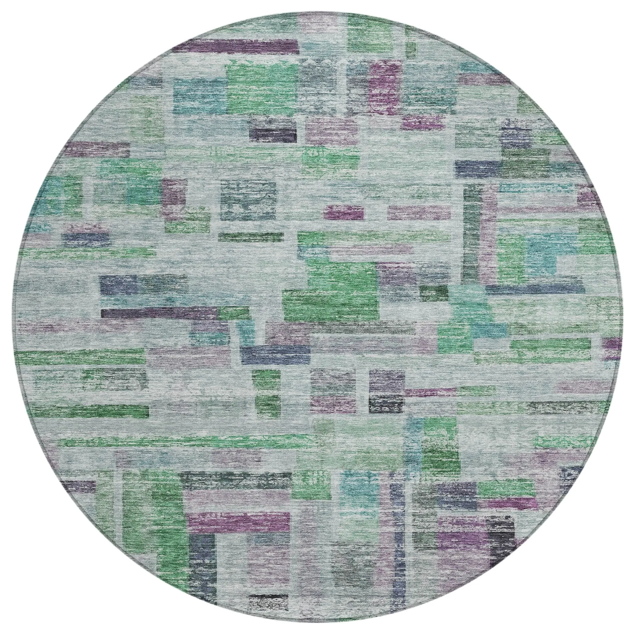 Machine Washable Indoor/ Outdoor Contemporary Chantille Rug