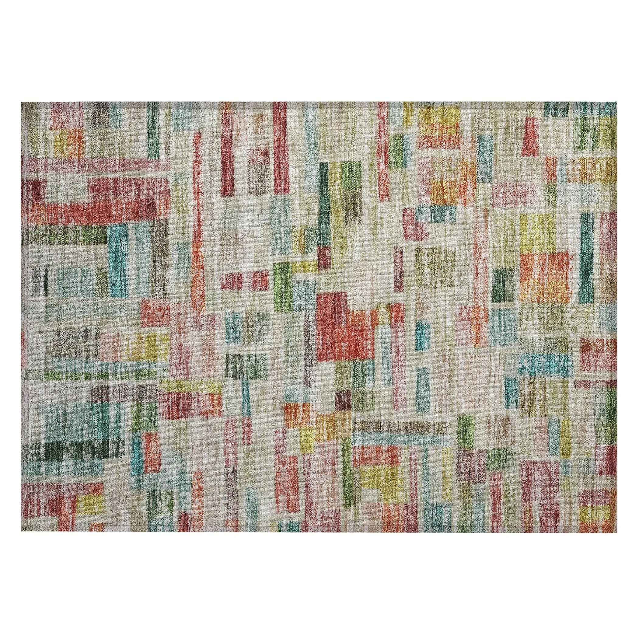 Machine Washable Indoor/ Outdoor Contemporary Chantille Rug