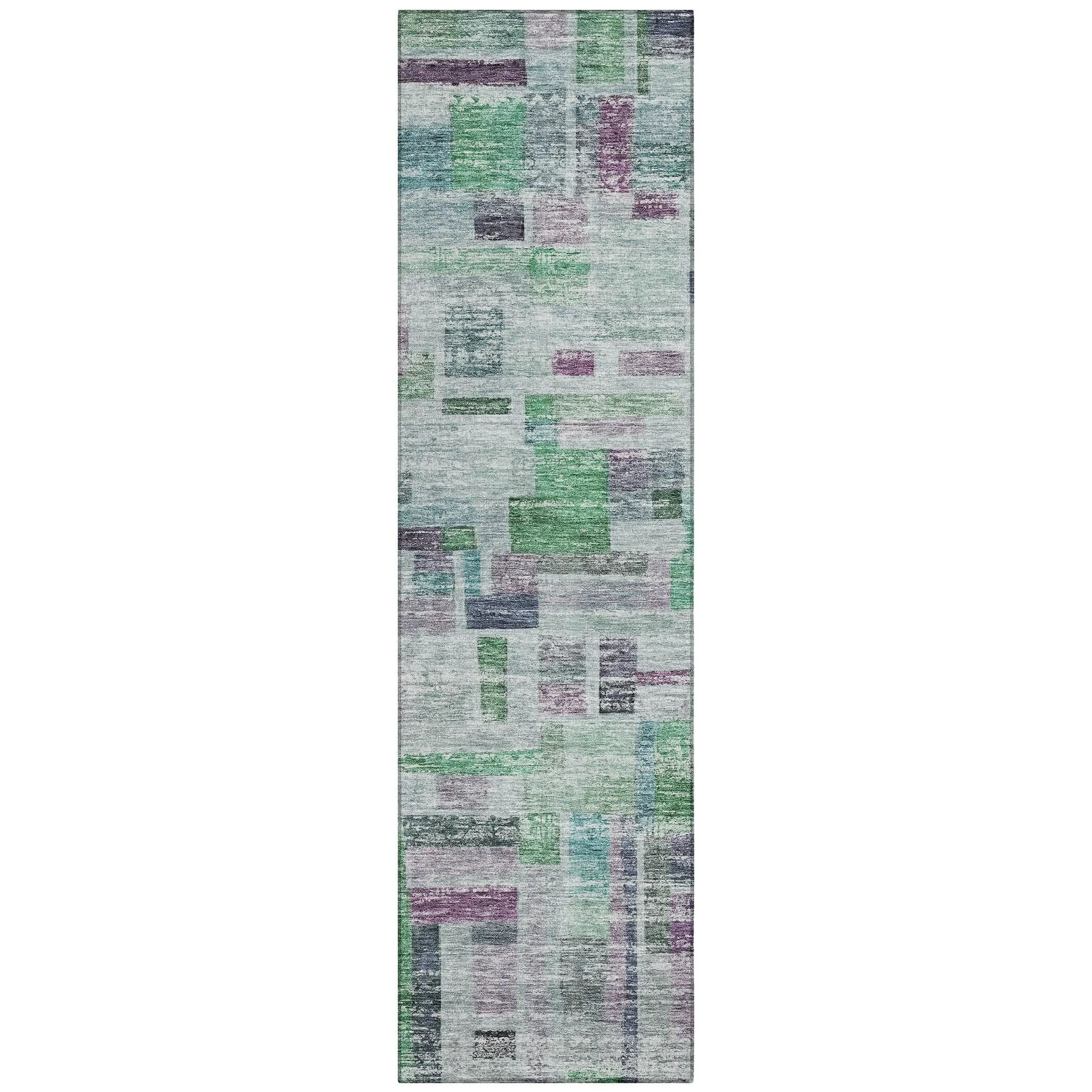 Machine Washable Indoor/ Outdoor Contemporary Chantille Rug