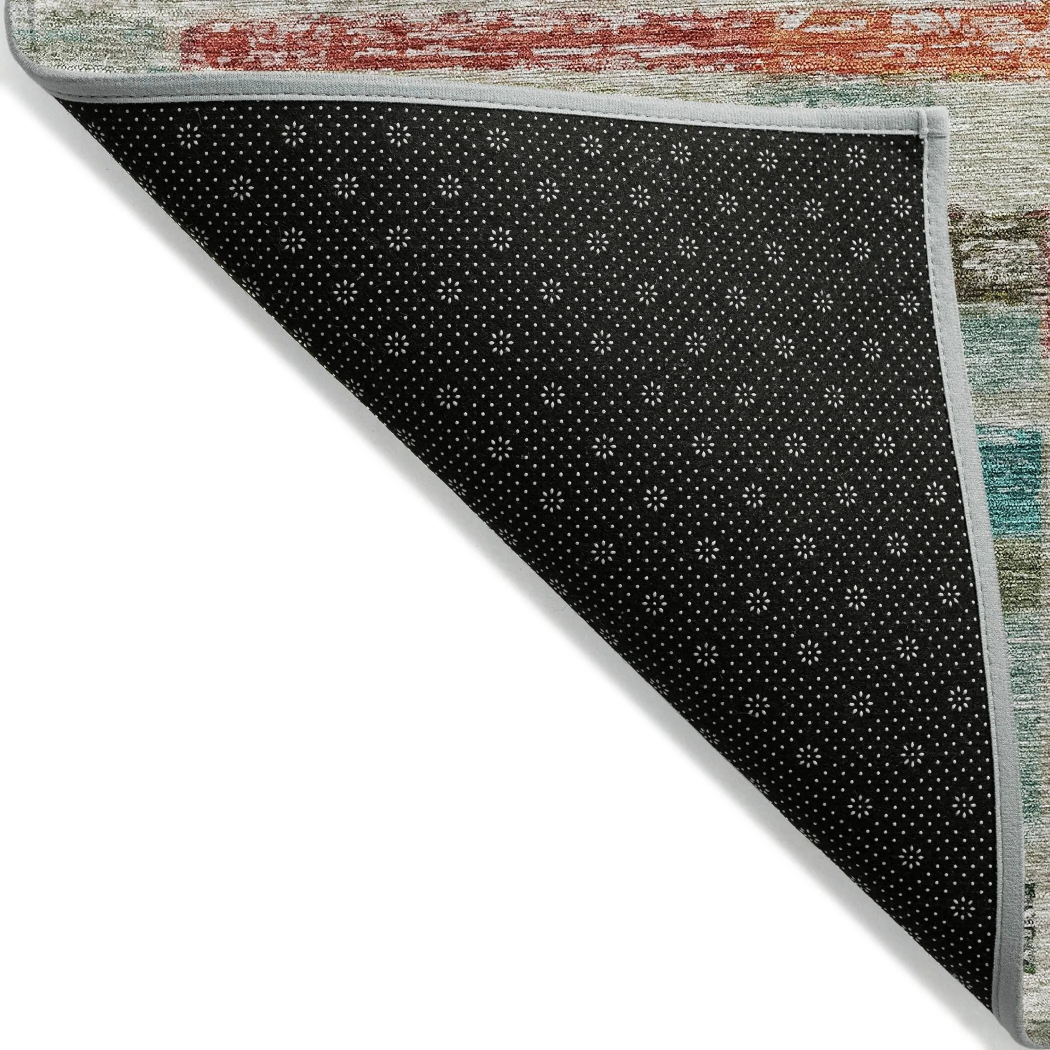 Machine Washable Indoor/ Outdoor Contemporary Chantille Rug