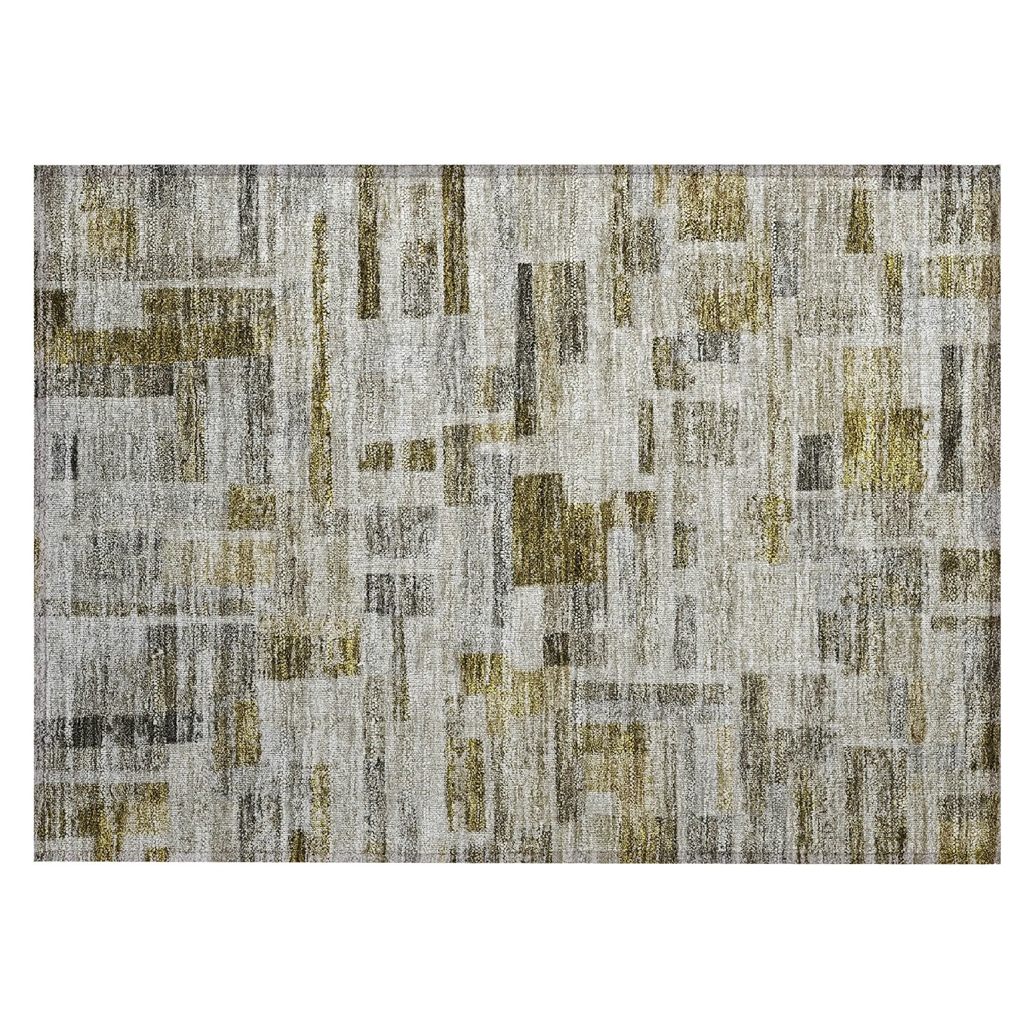 Machine Washable Indoor/ Outdoor Contemporary Chantille Rug