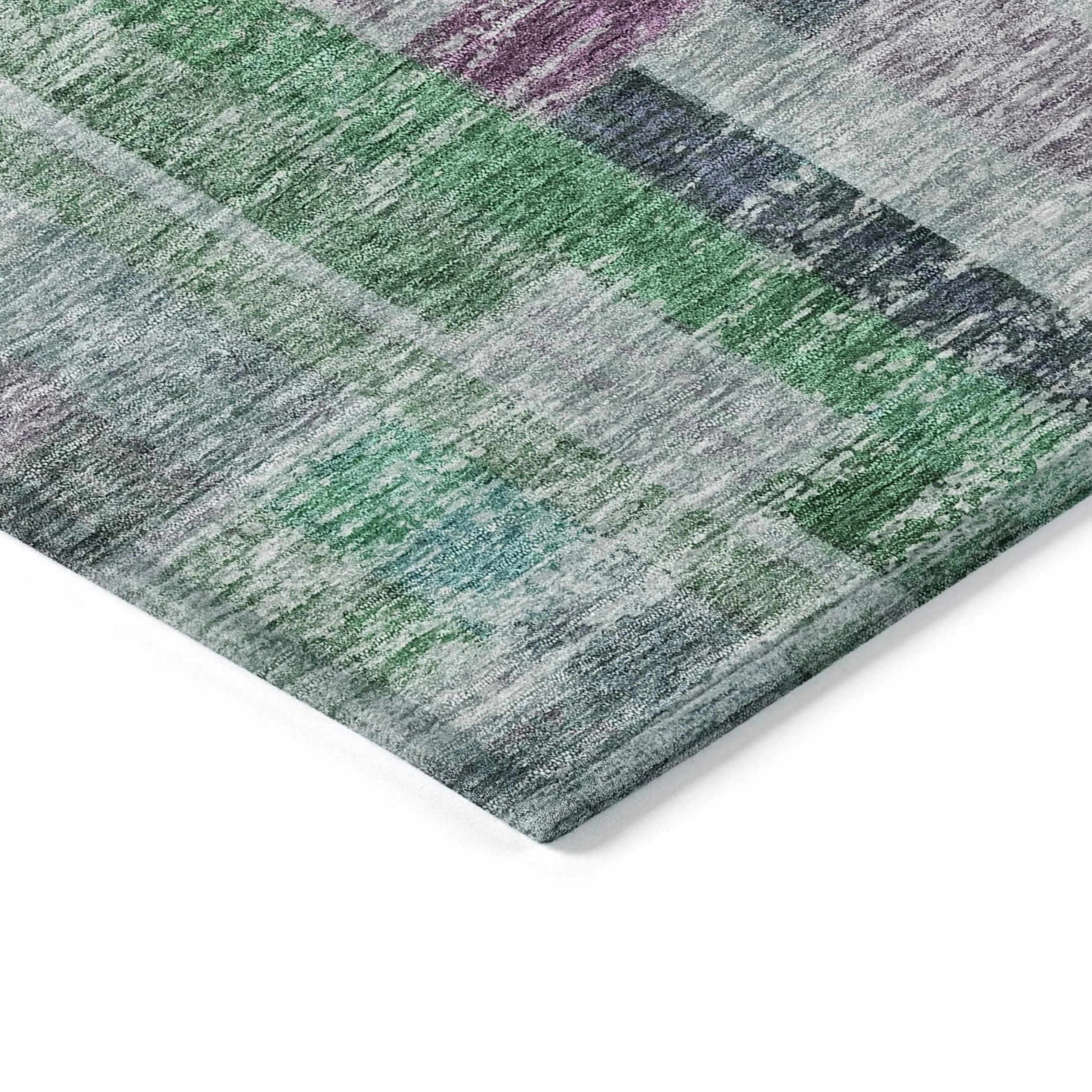 Machine Washable Indoor/ Outdoor Contemporary Chantille Rug