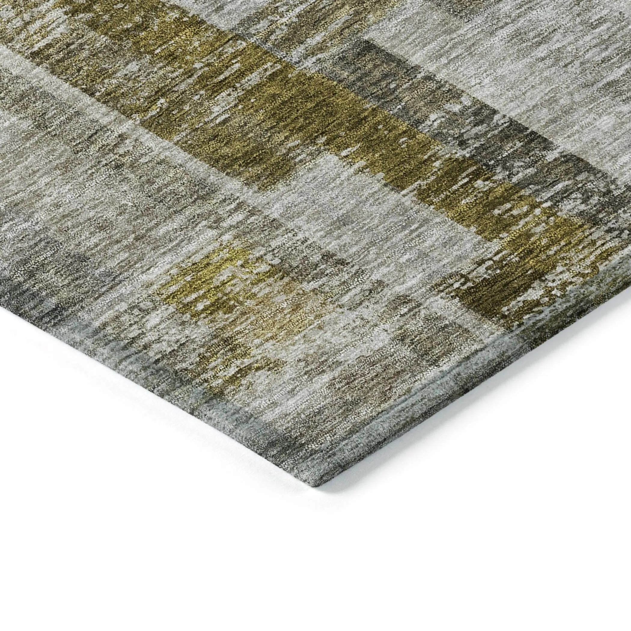 Machine Washable Indoor/ Outdoor Contemporary Chantille Rug
