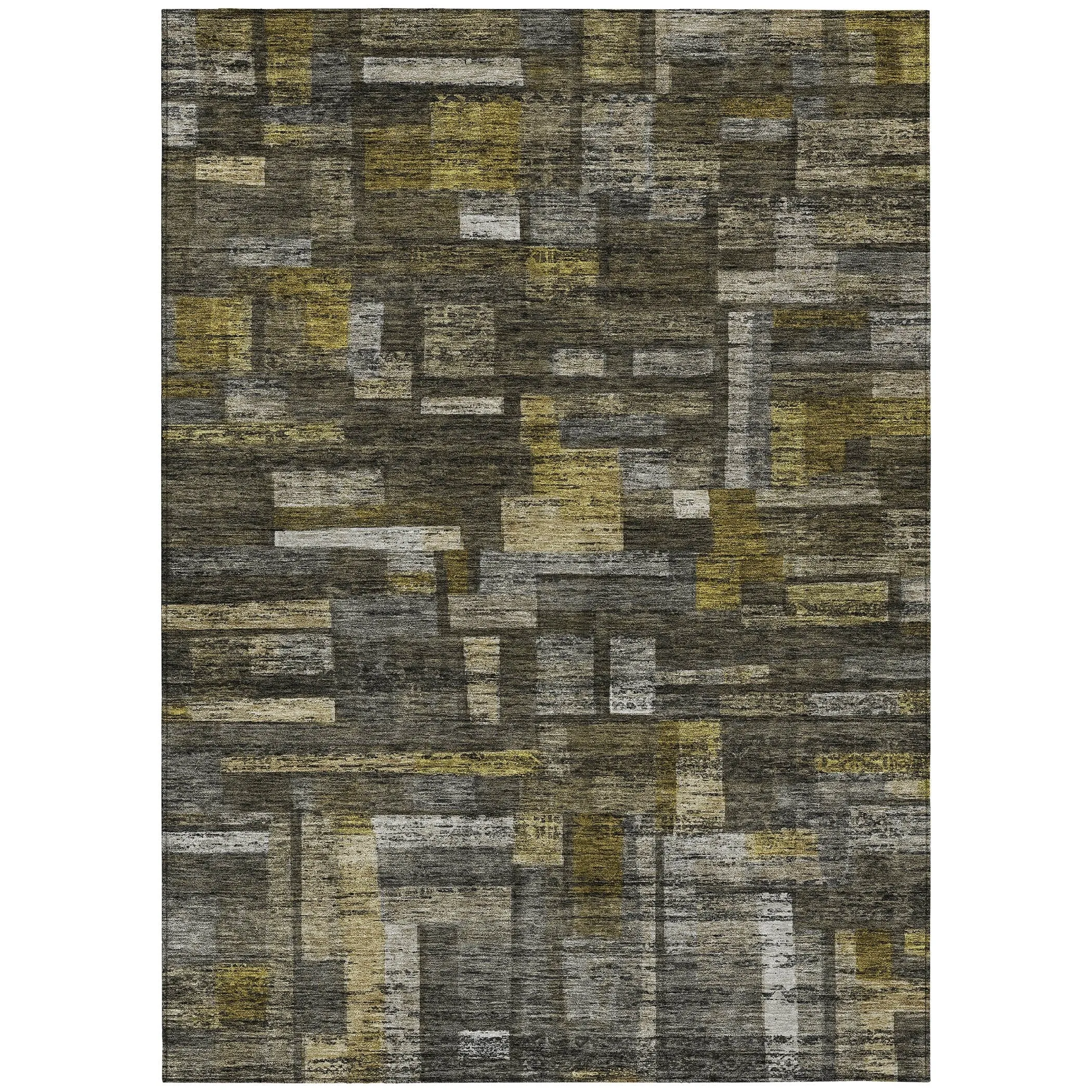 Machine Washable Indoor/ Outdoor Contemporary Chantille Rug