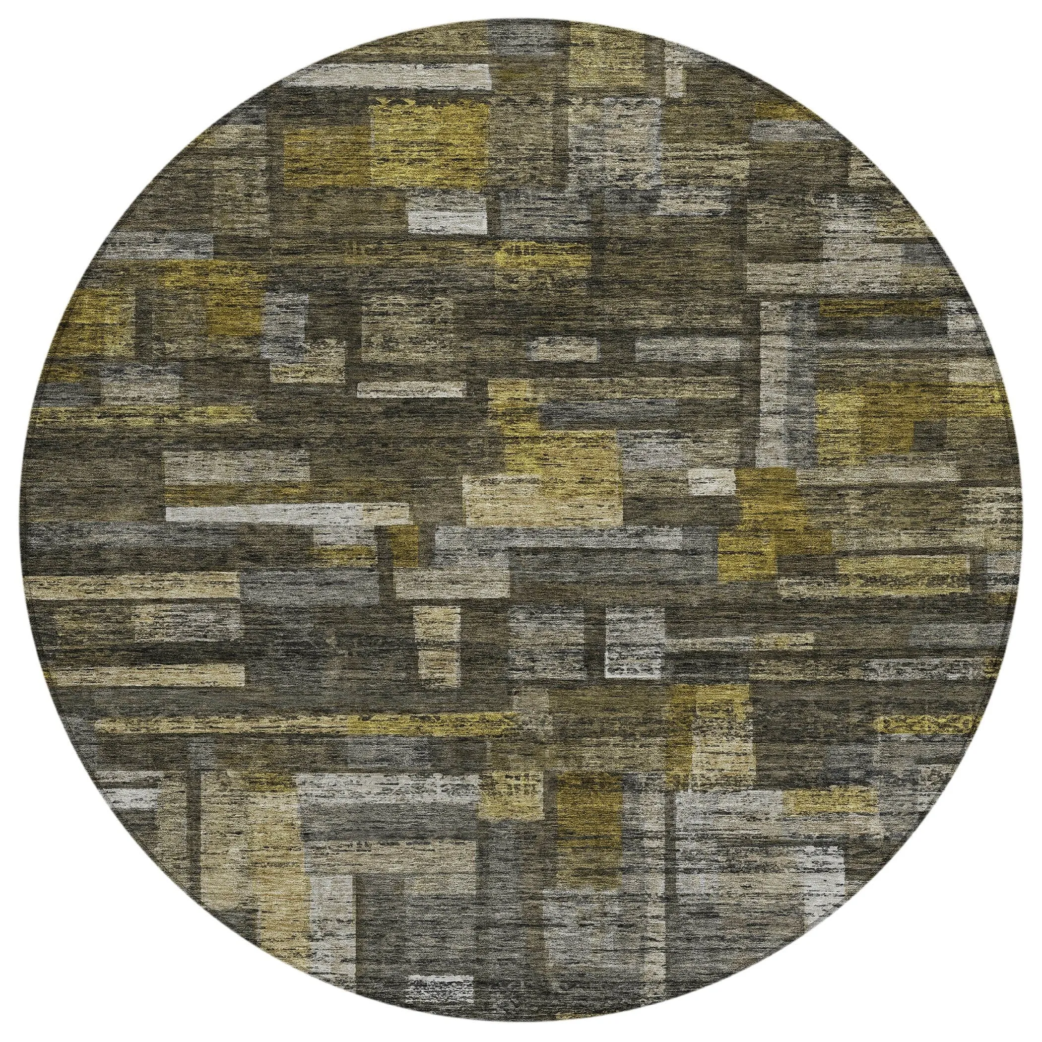 Machine Washable Indoor/ Outdoor Contemporary Chantille Rug