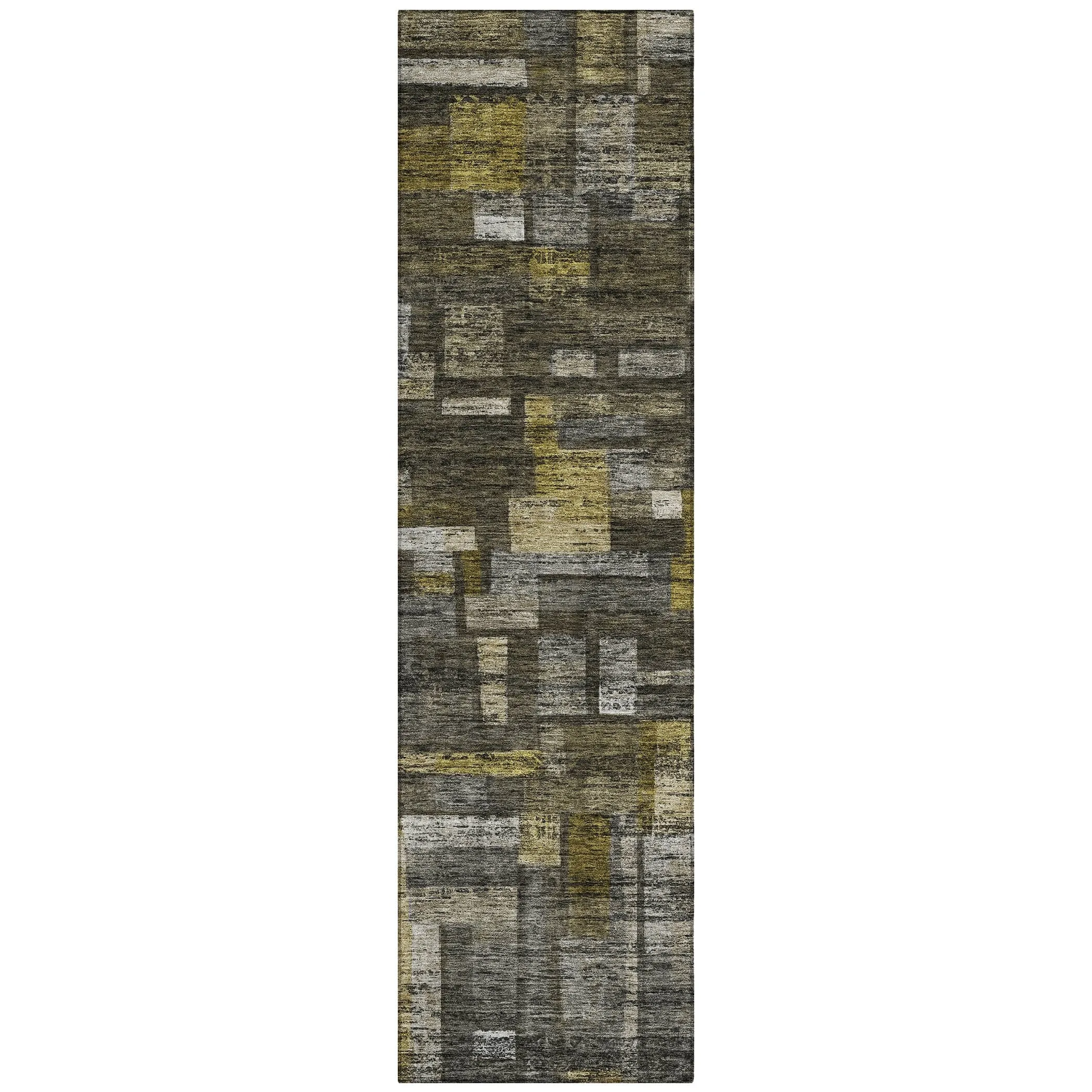 Machine Washable Indoor/ Outdoor Contemporary Chantille Rug