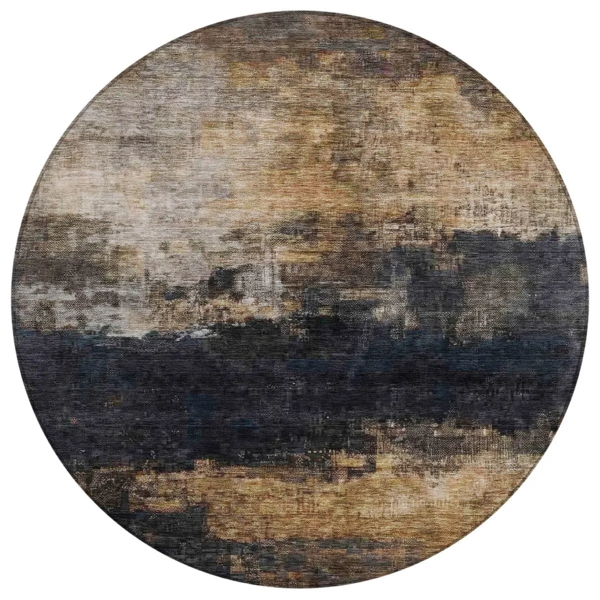 Machine Washable Indoor/ Outdoor Contemporary Chantille Rug