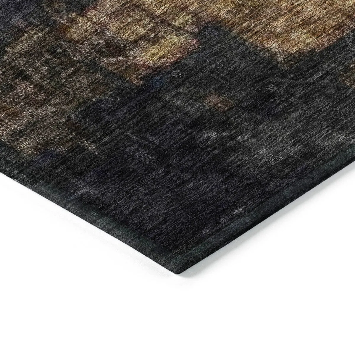 Machine Washable Indoor/ Outdoor Contemporary Chantille Rug