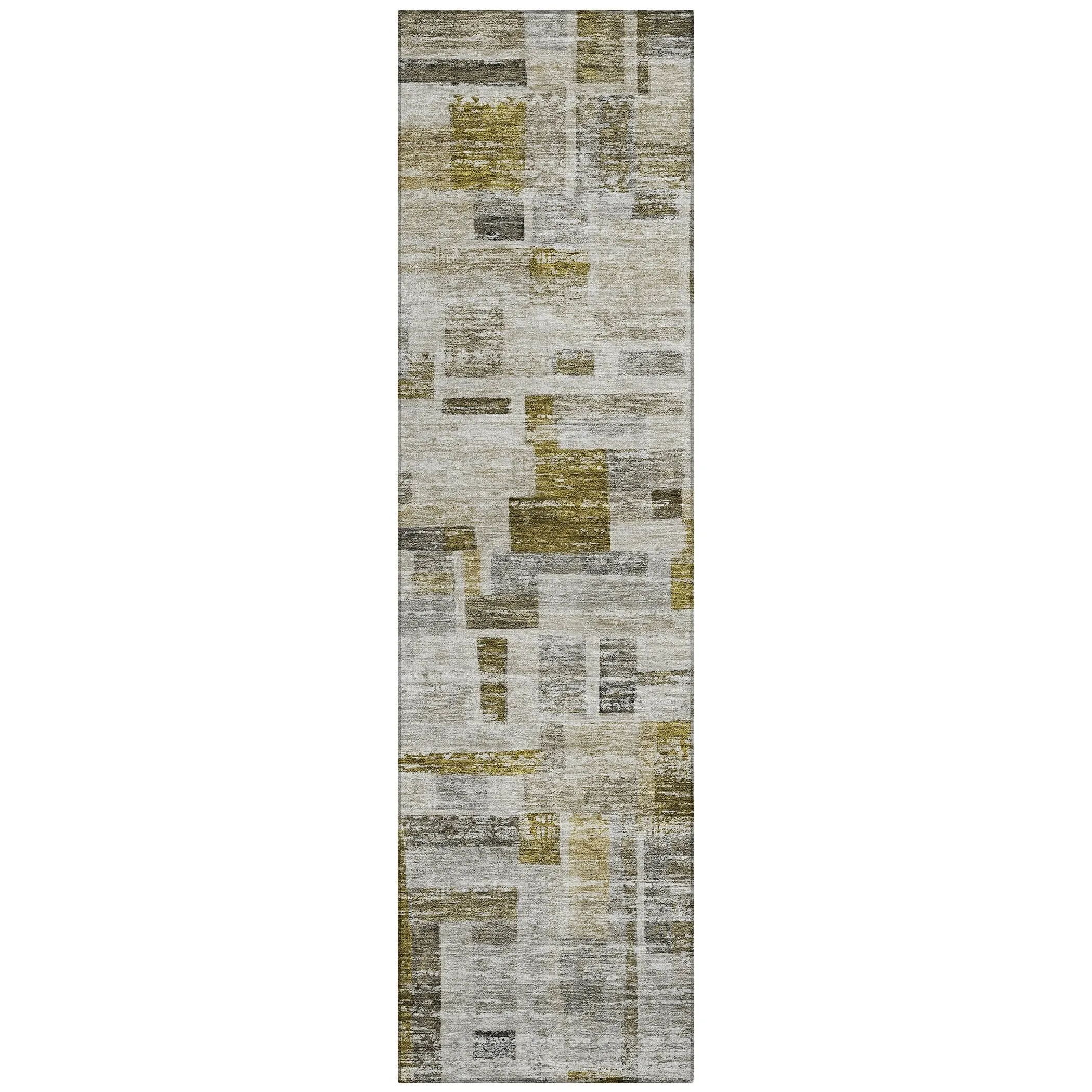 Machine Washable Indoor/ Outdoor Contemporary Chantille Rug