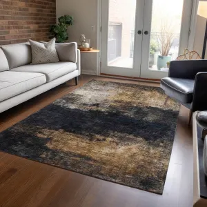 Machine Washable Indoor/ Outdoor Contemporary Chantille Rug