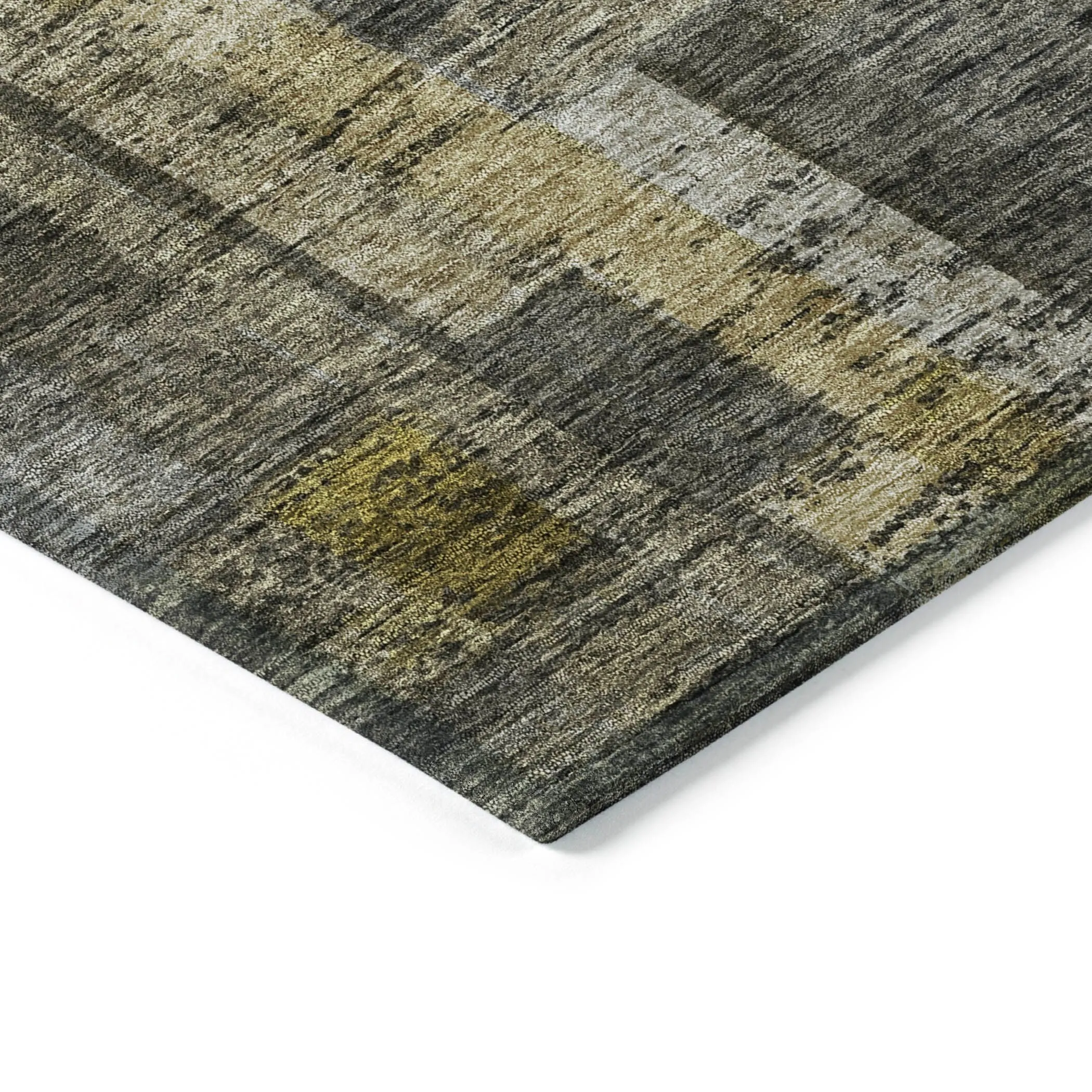 Machine Washable Indoor/ Outdoor Contemporary Chantille Rug