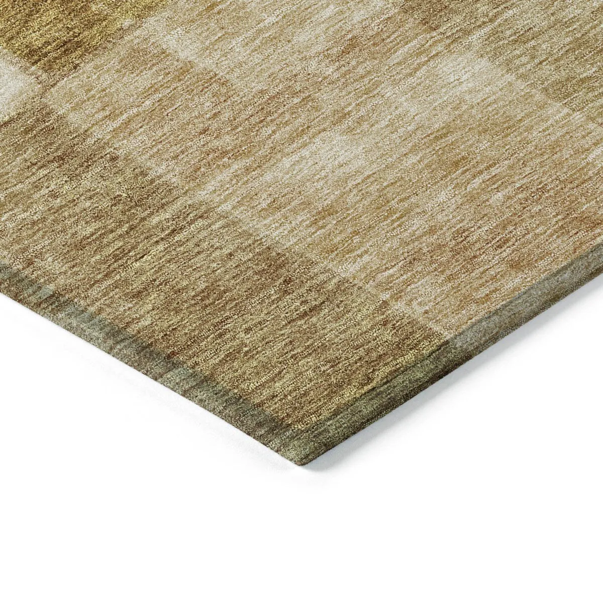 Machine Washable Indoor/ Outdoor Contemporary Geo Chantille Rug