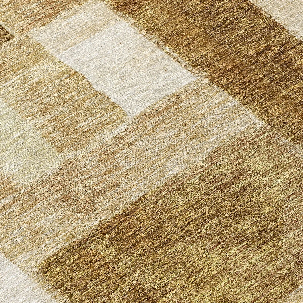 Machine Washable Indoor/ Outdoor Contemporary Geo Chantille Rug