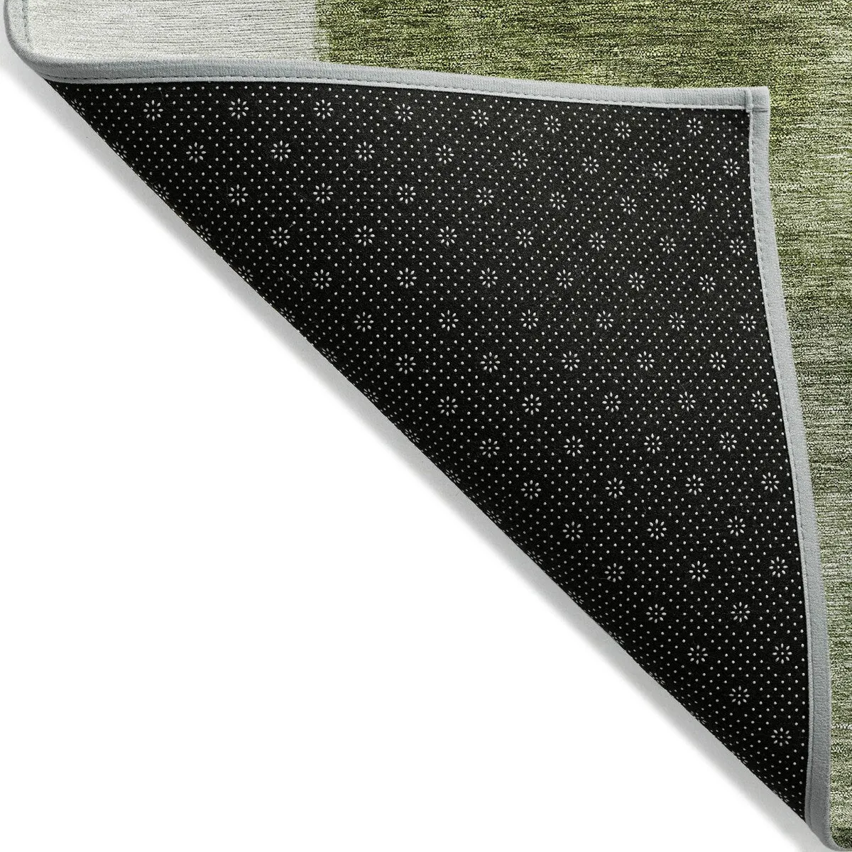 Machine Washable Indoor/ Outdoor Contemporary Geo Chantille Rug