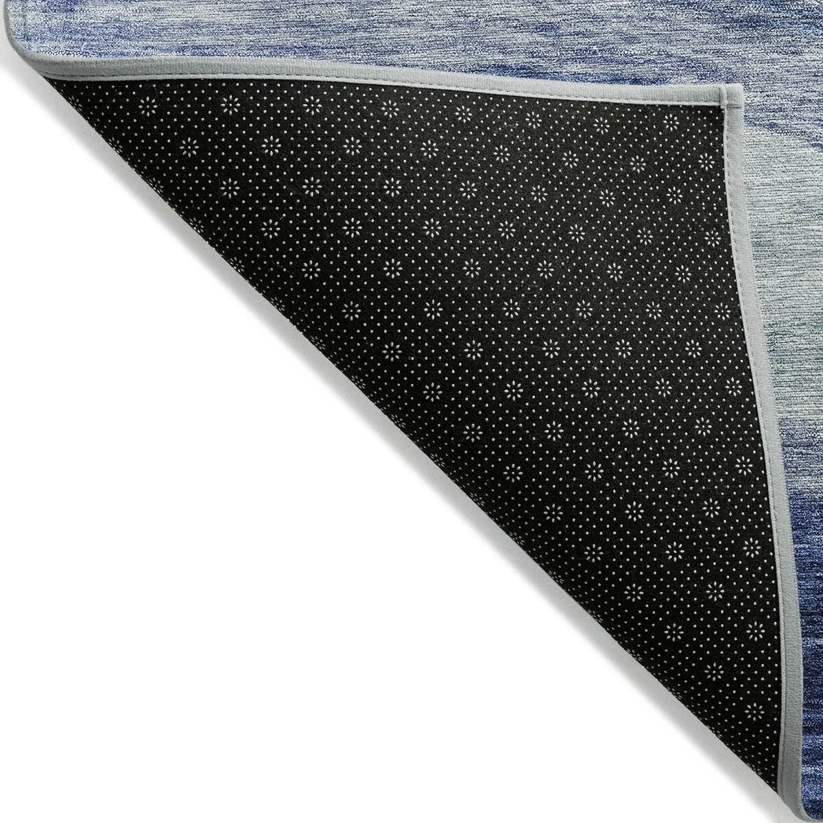 Machine Washable Indoor/ Outdoor Contemporary Waves Chantille Rug