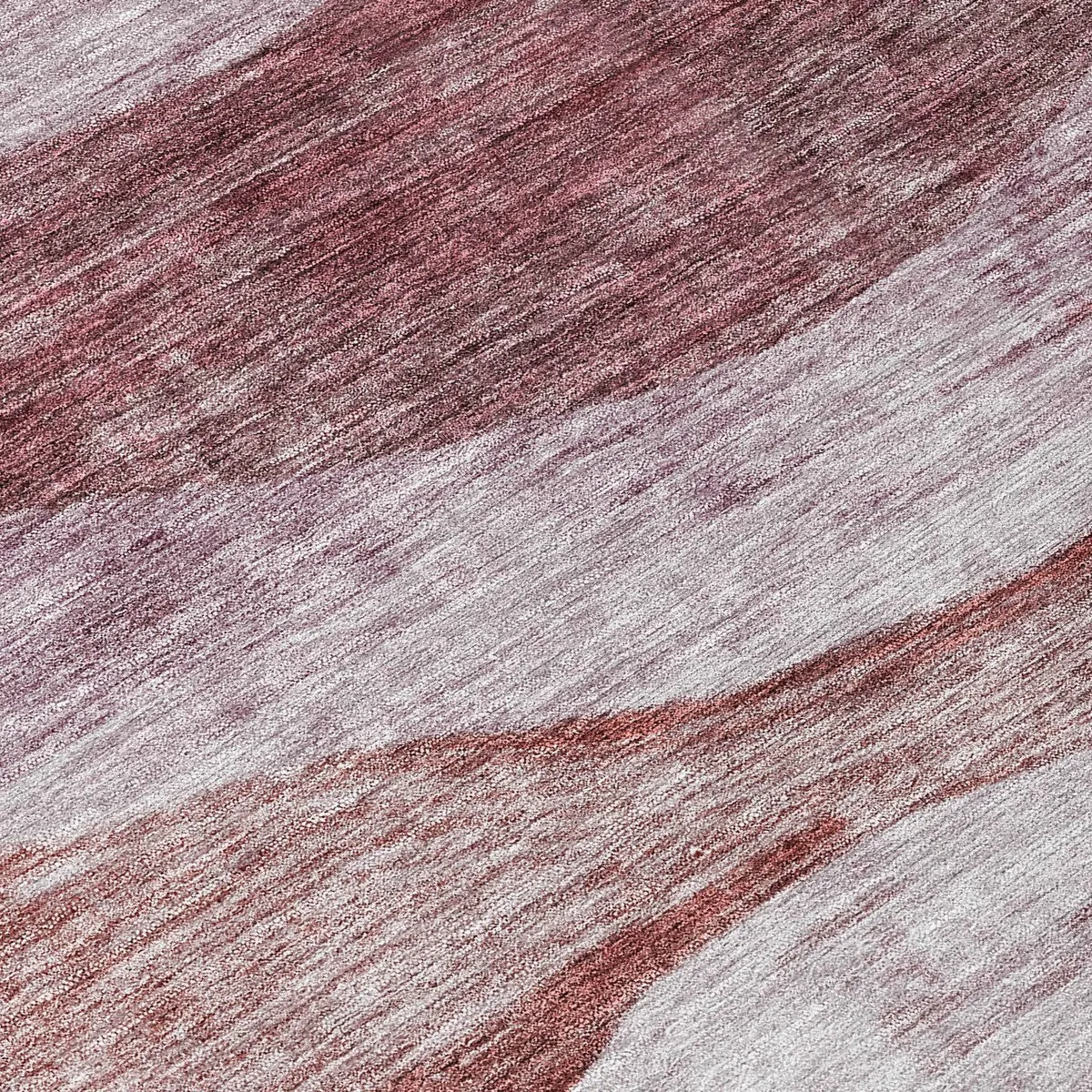 Machine Washable Indoor/ Outdoor Contemporary Waves Chantille Rug