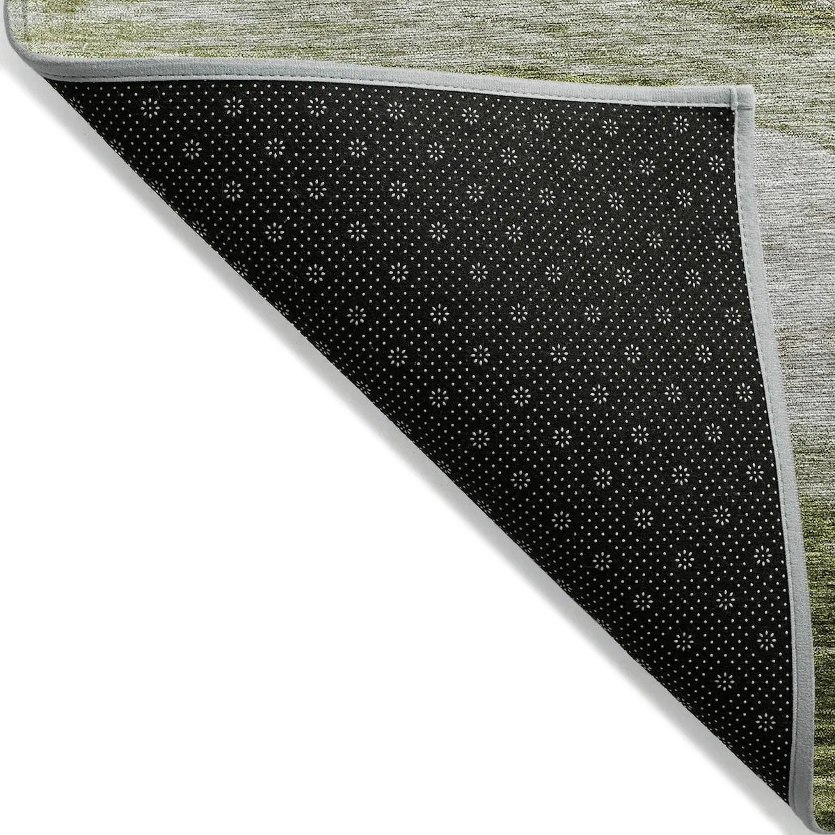 Machine Washable Indoor/ Outdoor Contemporary Waves Chantille Rug