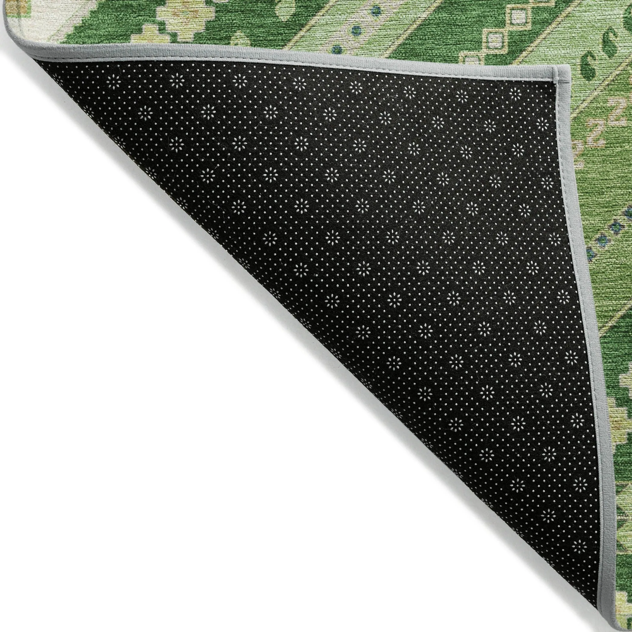 Machine Washable Indoor/ Outdoor Global Boho Chantille Rug