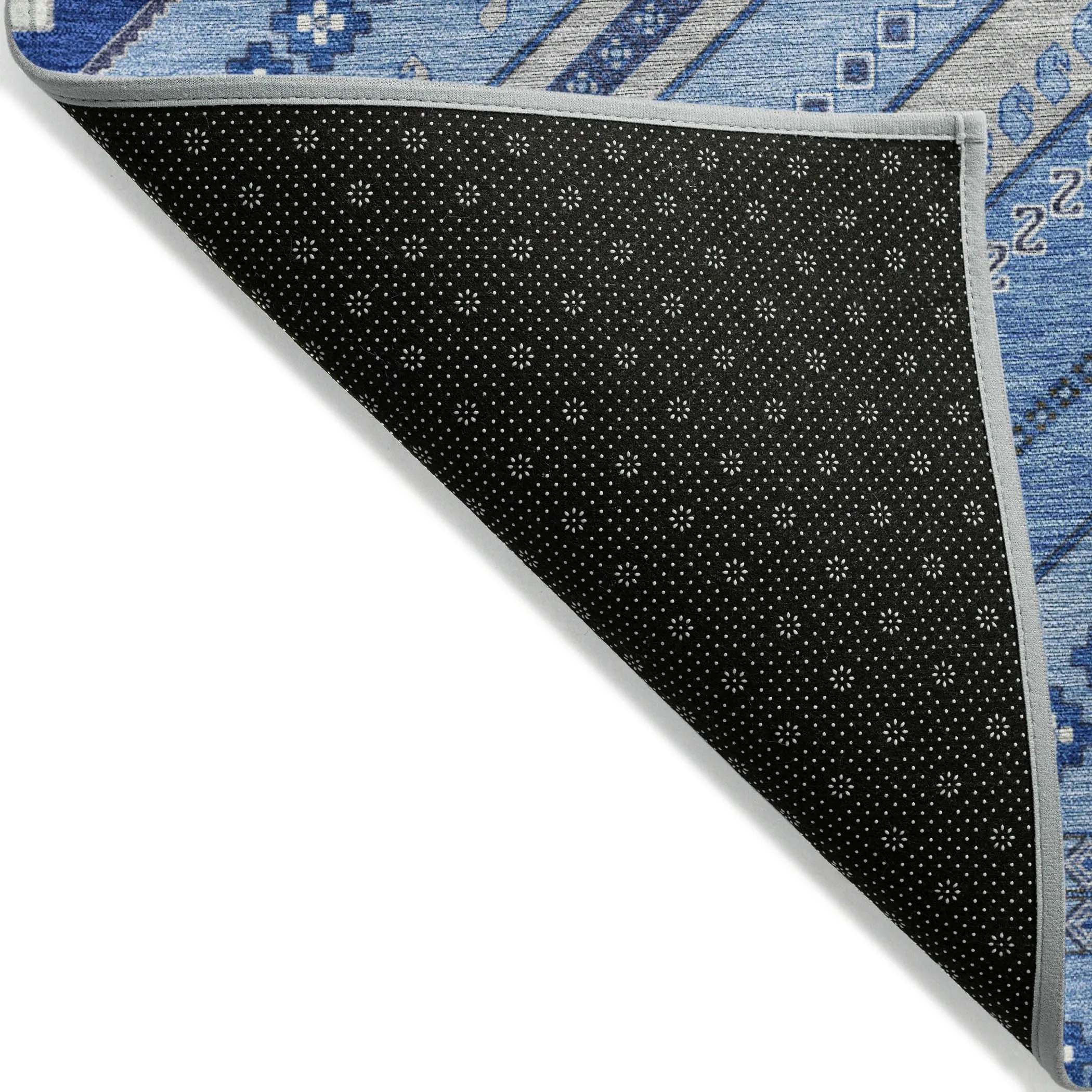 Machine Washable Indoor/ Outdoor Global Boho Chantille Rug