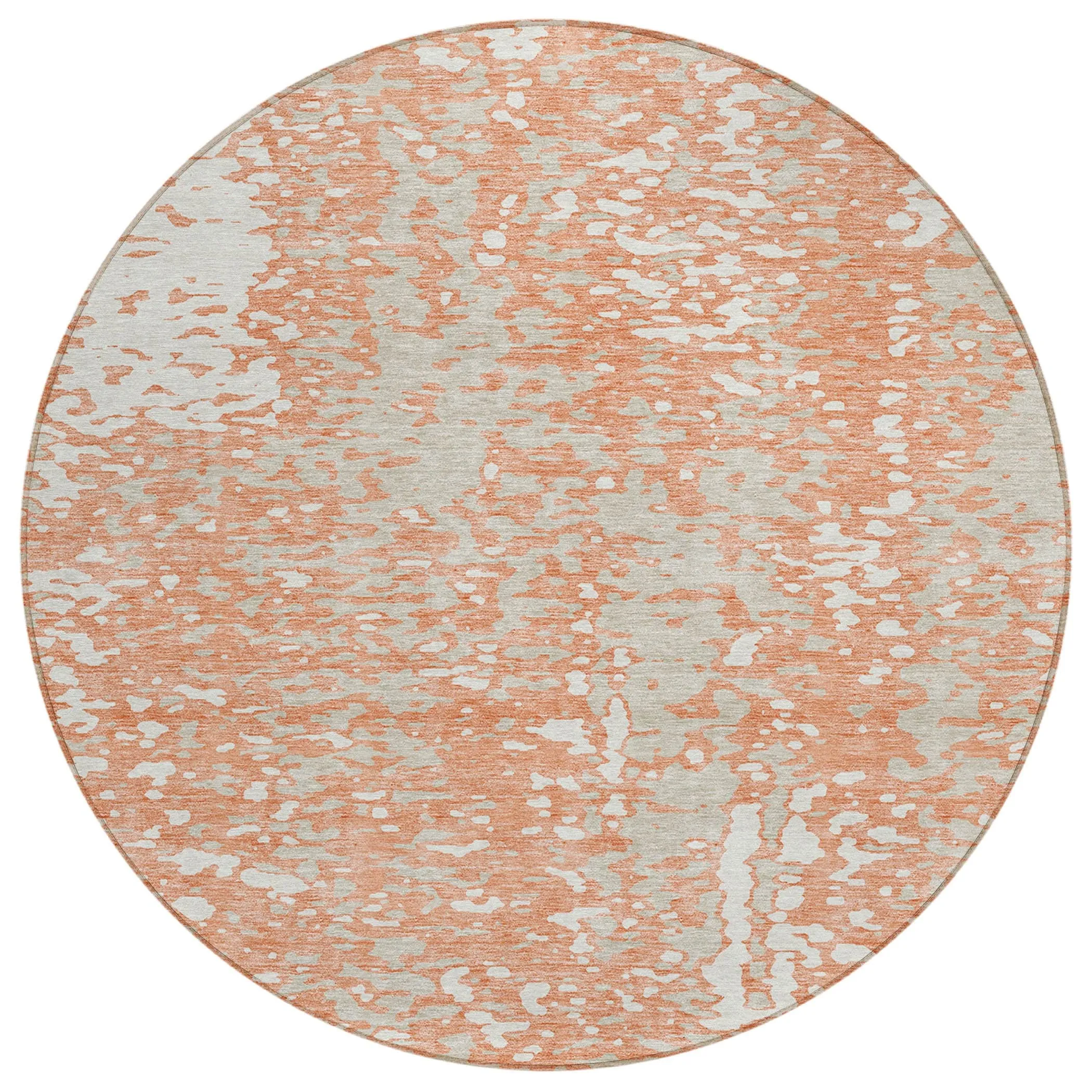 Machine Washable Indoor/ Outdoor Modern Abstract Chantille Rug