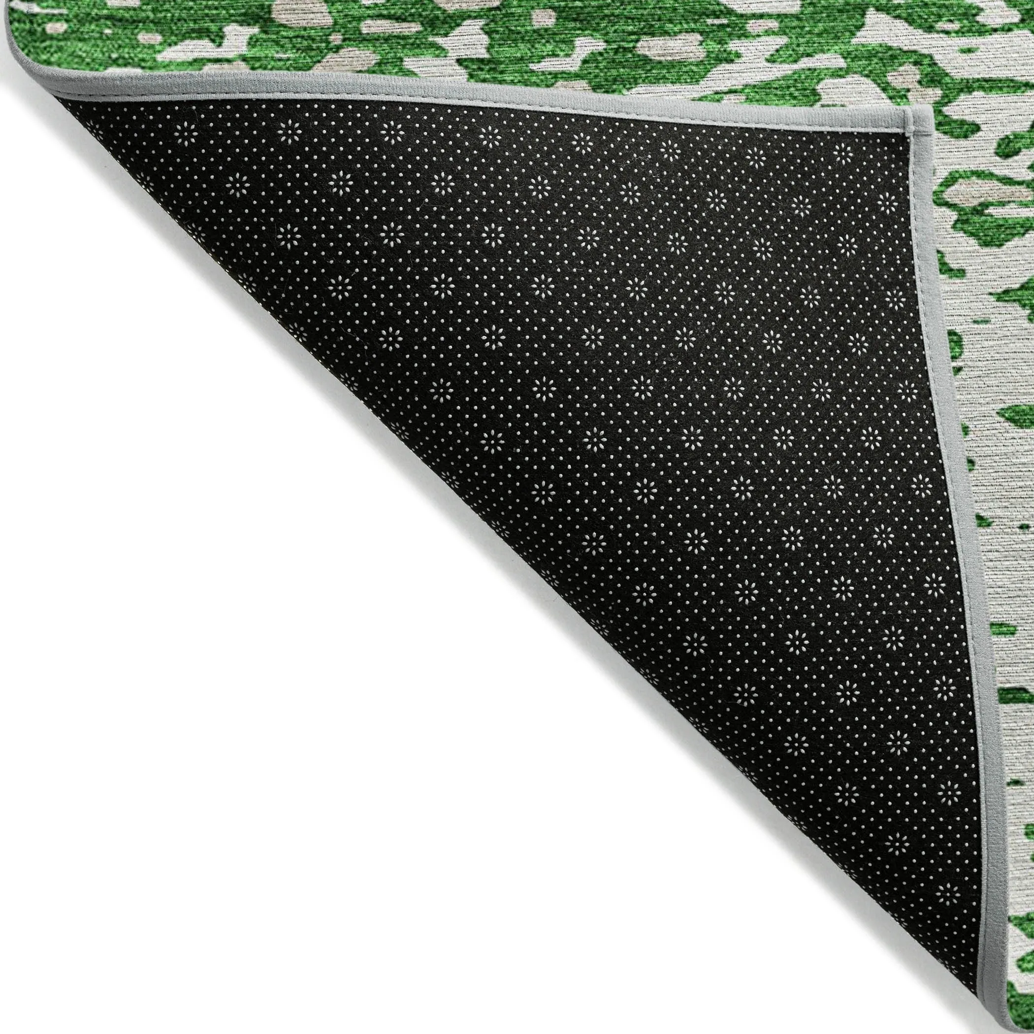 Machine Washable Indoor/ Outdoor Modern Abstract Chantille Rug