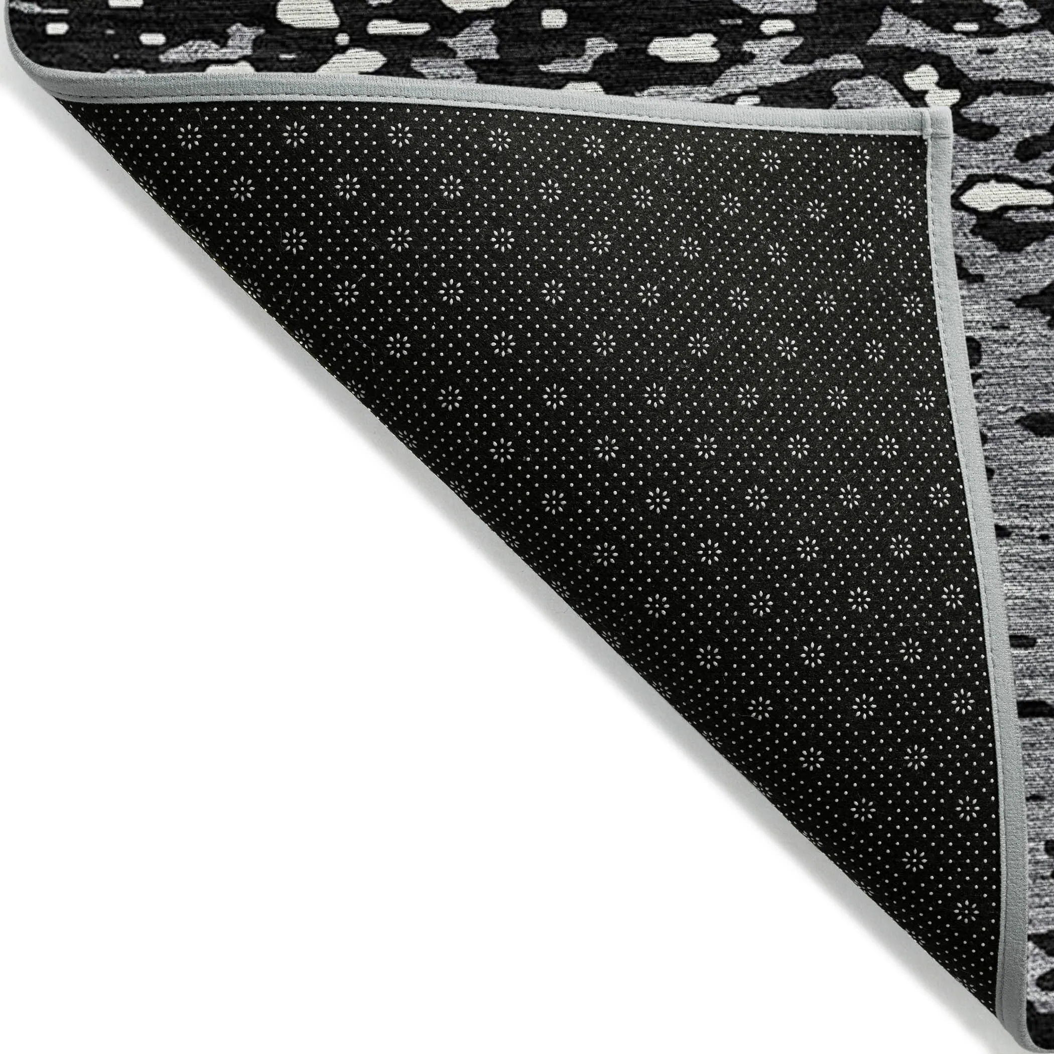 Machine Washable Indoor/ Outdoor Modern Abstract Chantille Rug