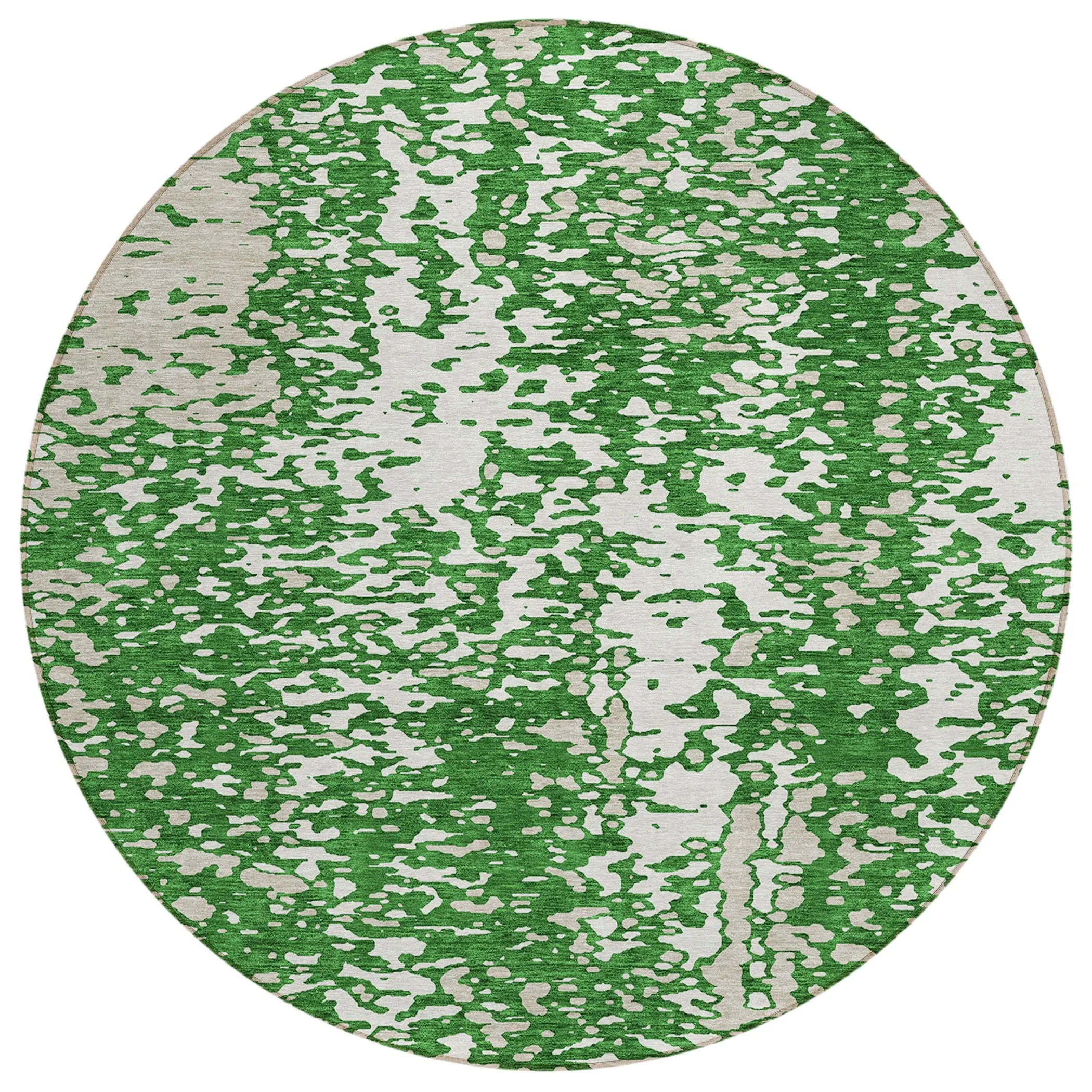 Machine Washable Indoor/ Outdoor Modern Abstract Chantille Rug