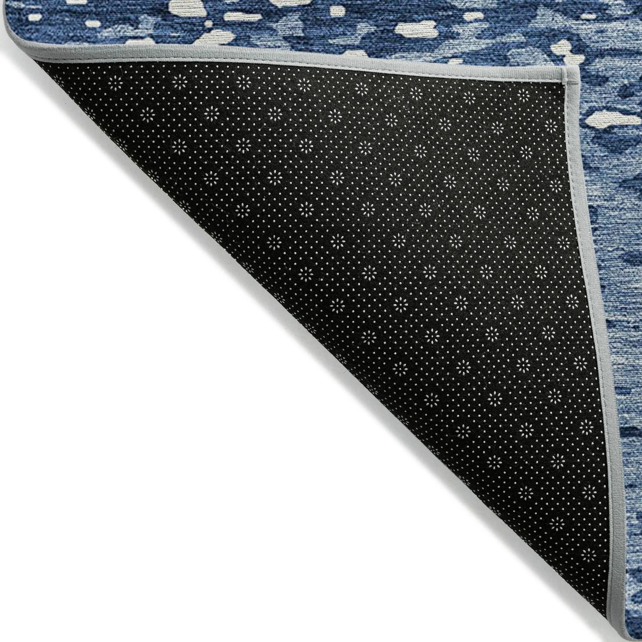 Machine Washable Indoor/ Outdoor Modern Abstract Chantille Rug