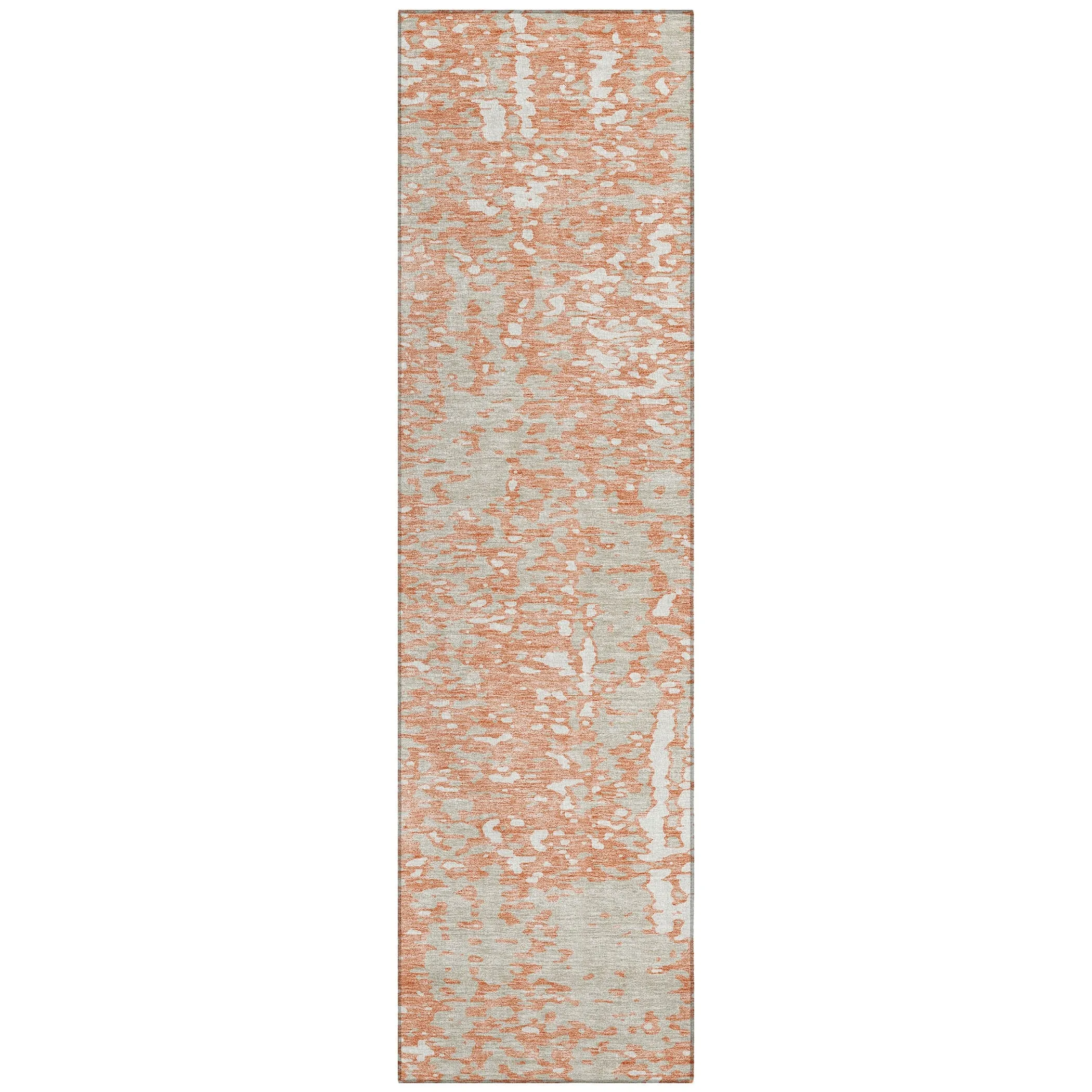 Machine Washable Indoor/ Outdoor Modern Abstract Chantille Rug