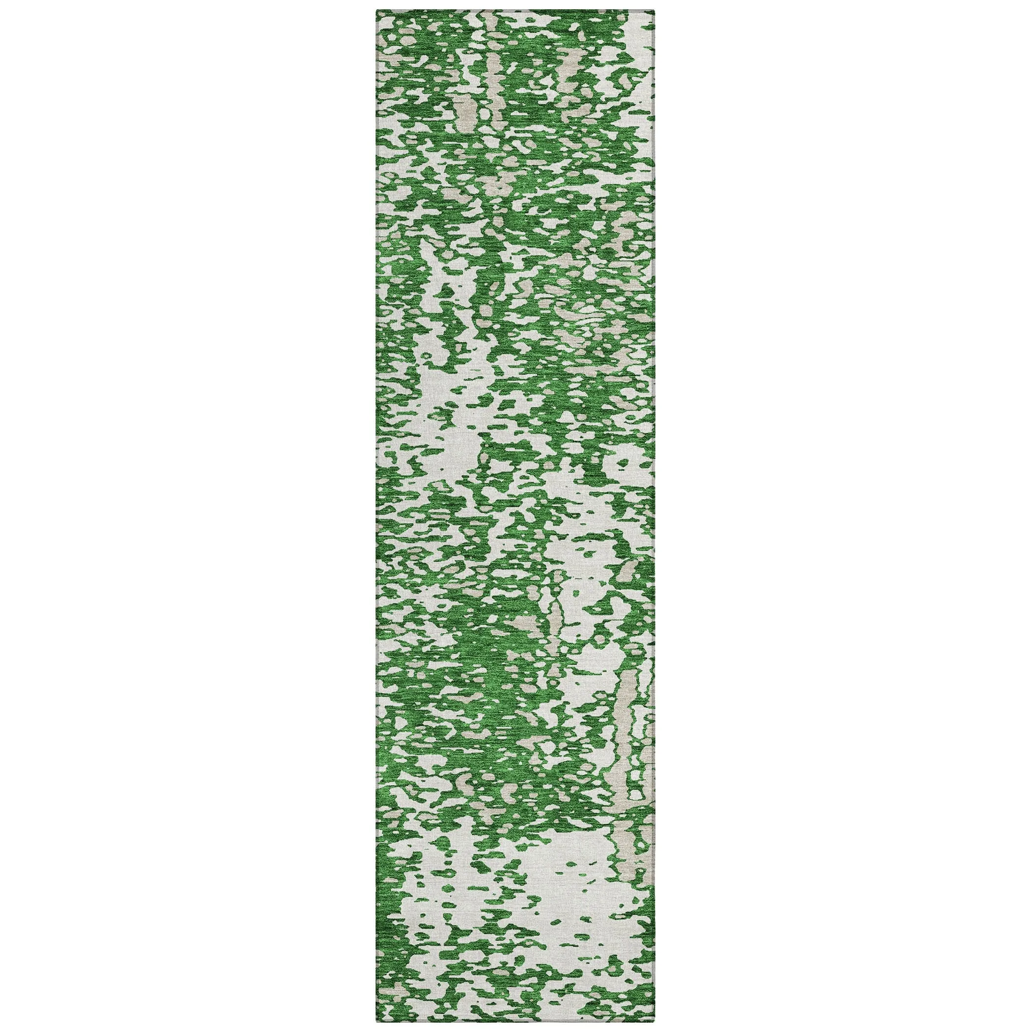 Machine Washable Indoor/ Outdoor Modern Abstract Chantille Rug