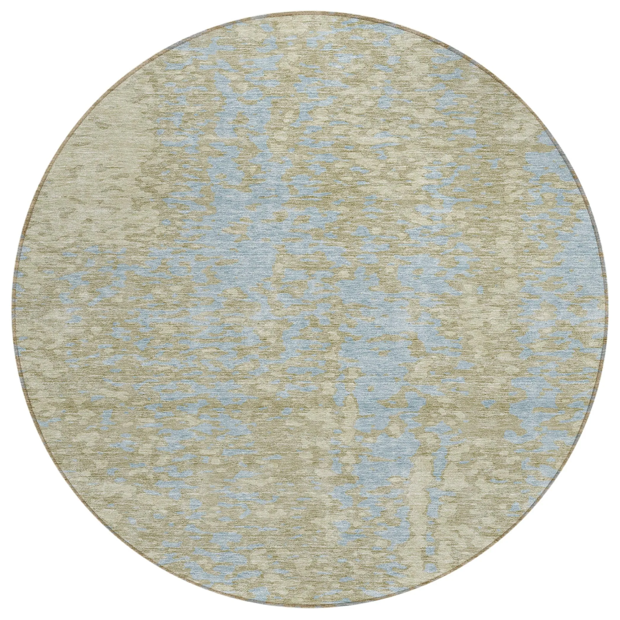 Machine Washable Indoor/ Outdoor Modern Abstract Chantille Rug