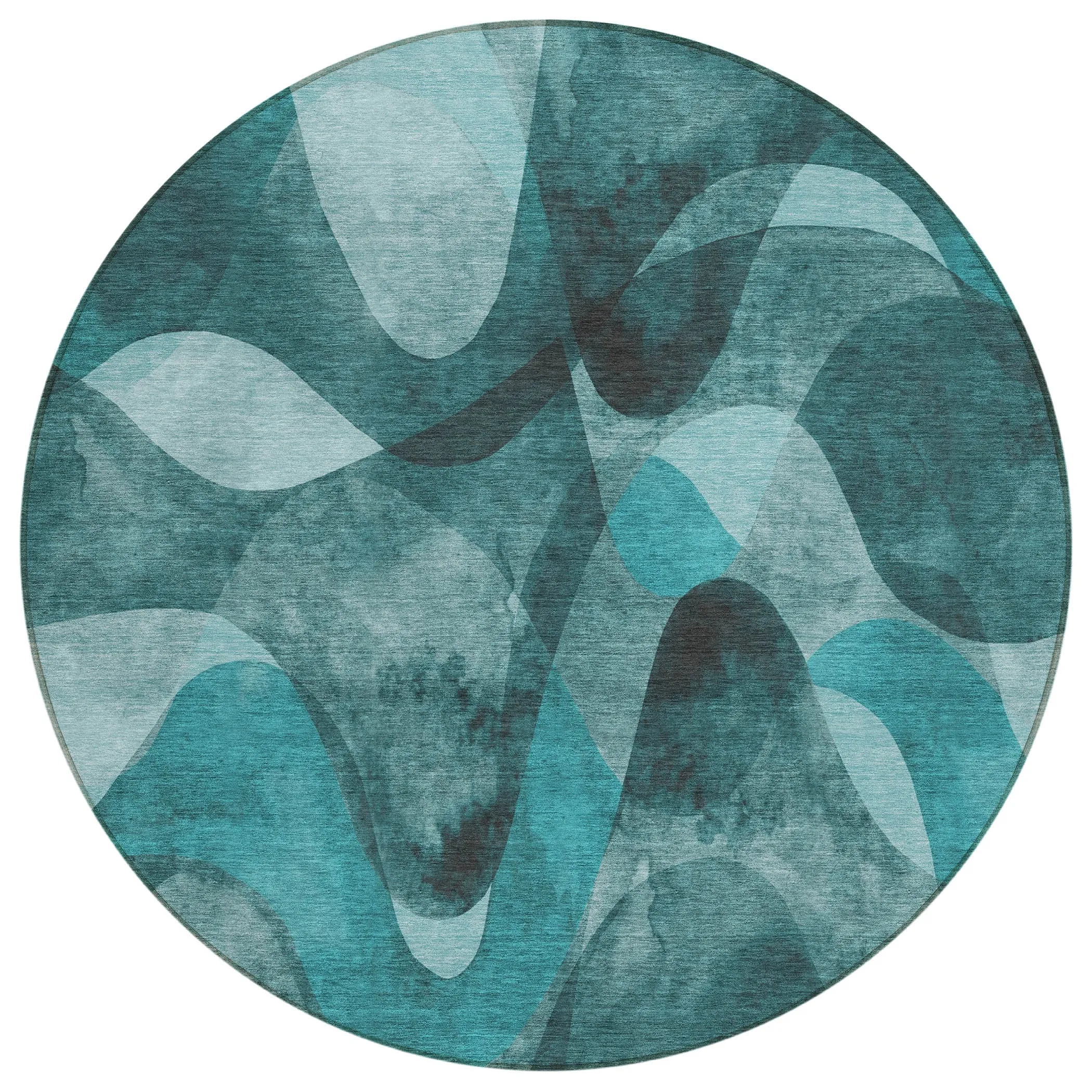 Machine Washable Indoor/ Outdoor Modern Chantille Rug