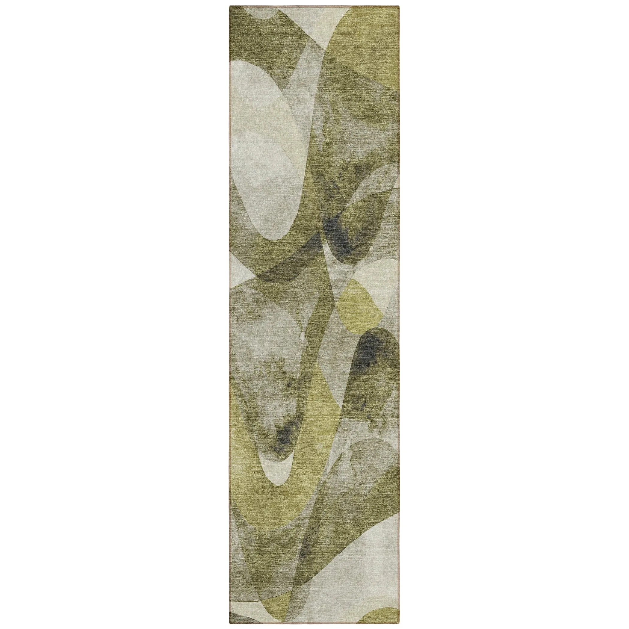 Machine Washable Indoor/ Outdoor Modern Chantille Rug