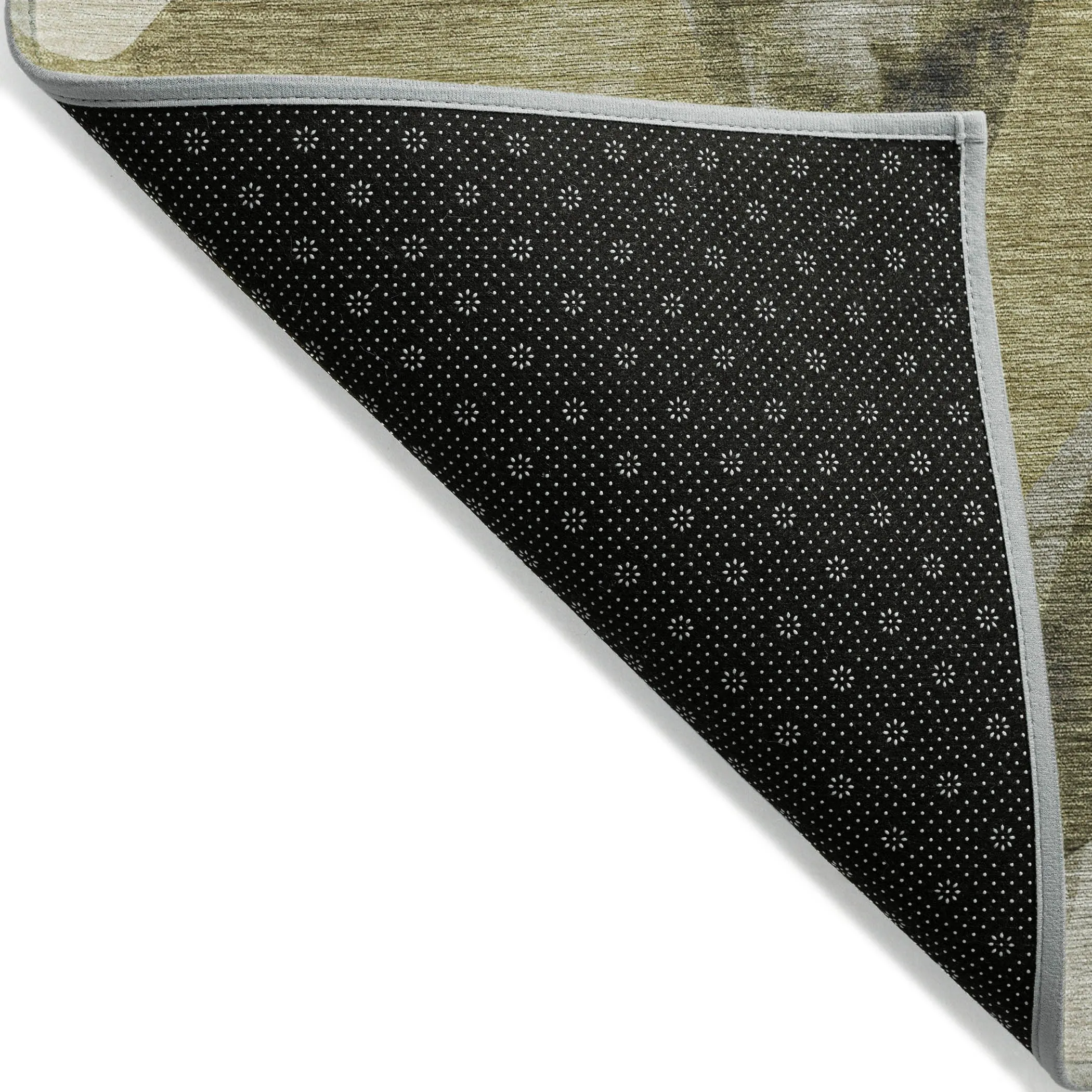 Machine Washable Indoor/ Outdoor Modern Chantille Rug