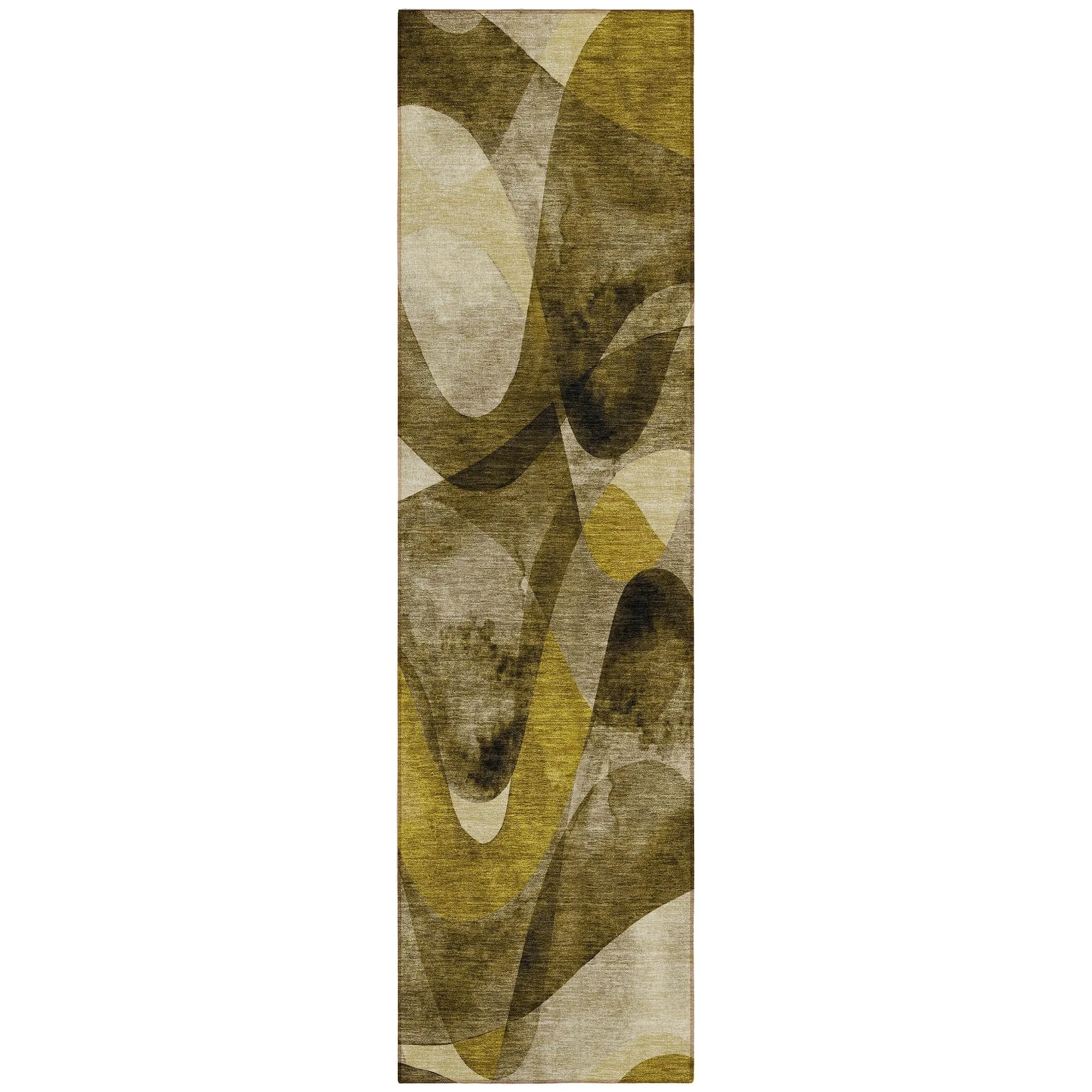 Machine Washable Indoor/ Outdoor Modern Chantille Rug